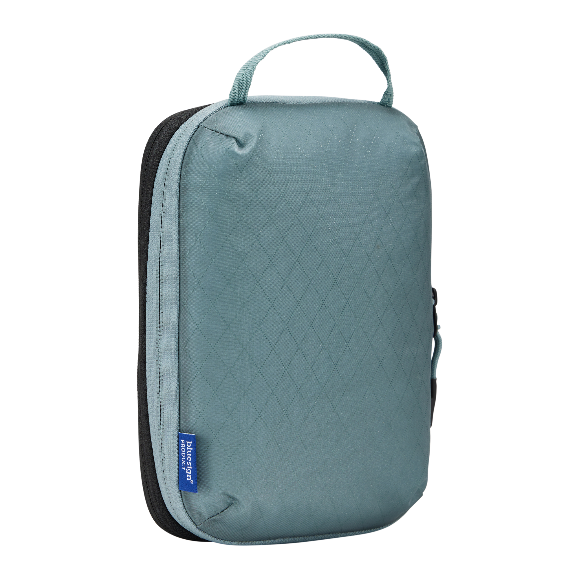 Thule Compression Packing Cube Small in Pond Gray — back view # color_Pond Gray