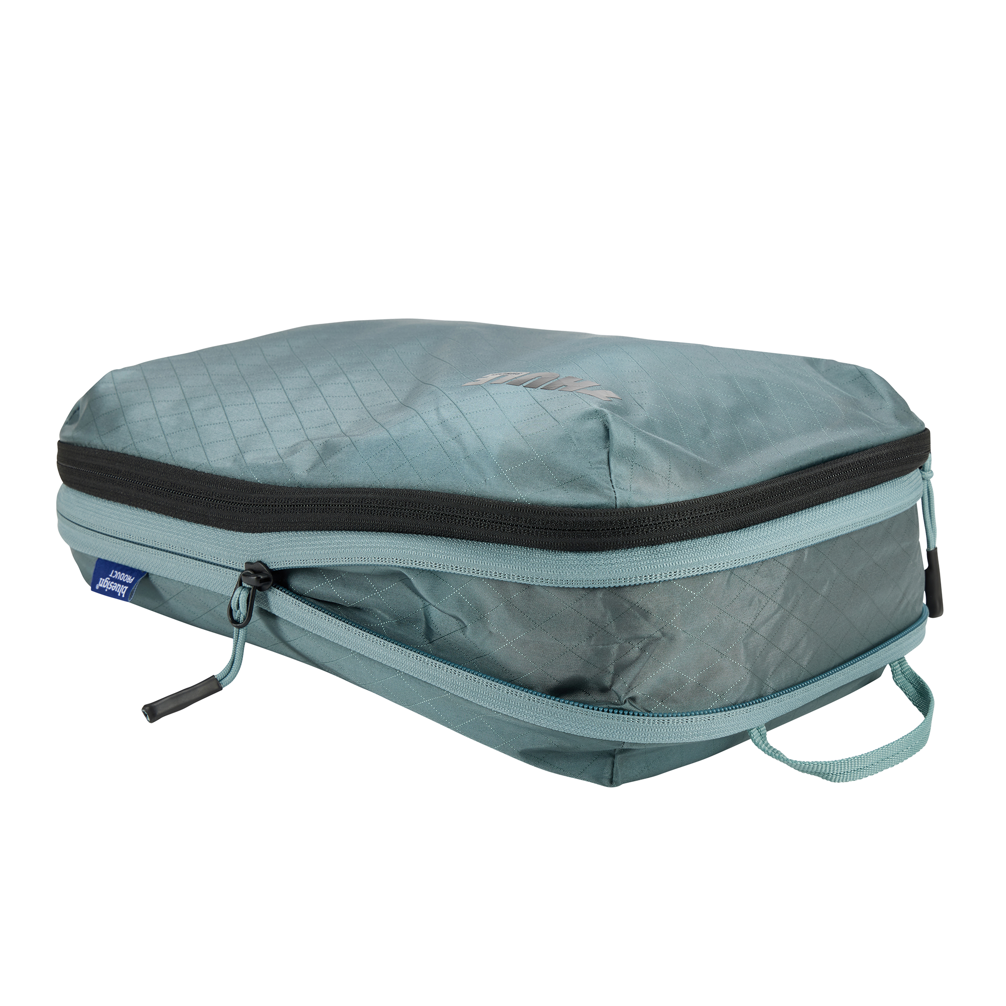 Thule Compression Packing Cube Medium in Pond Gray — angle view 2 # color_Pond Gray
