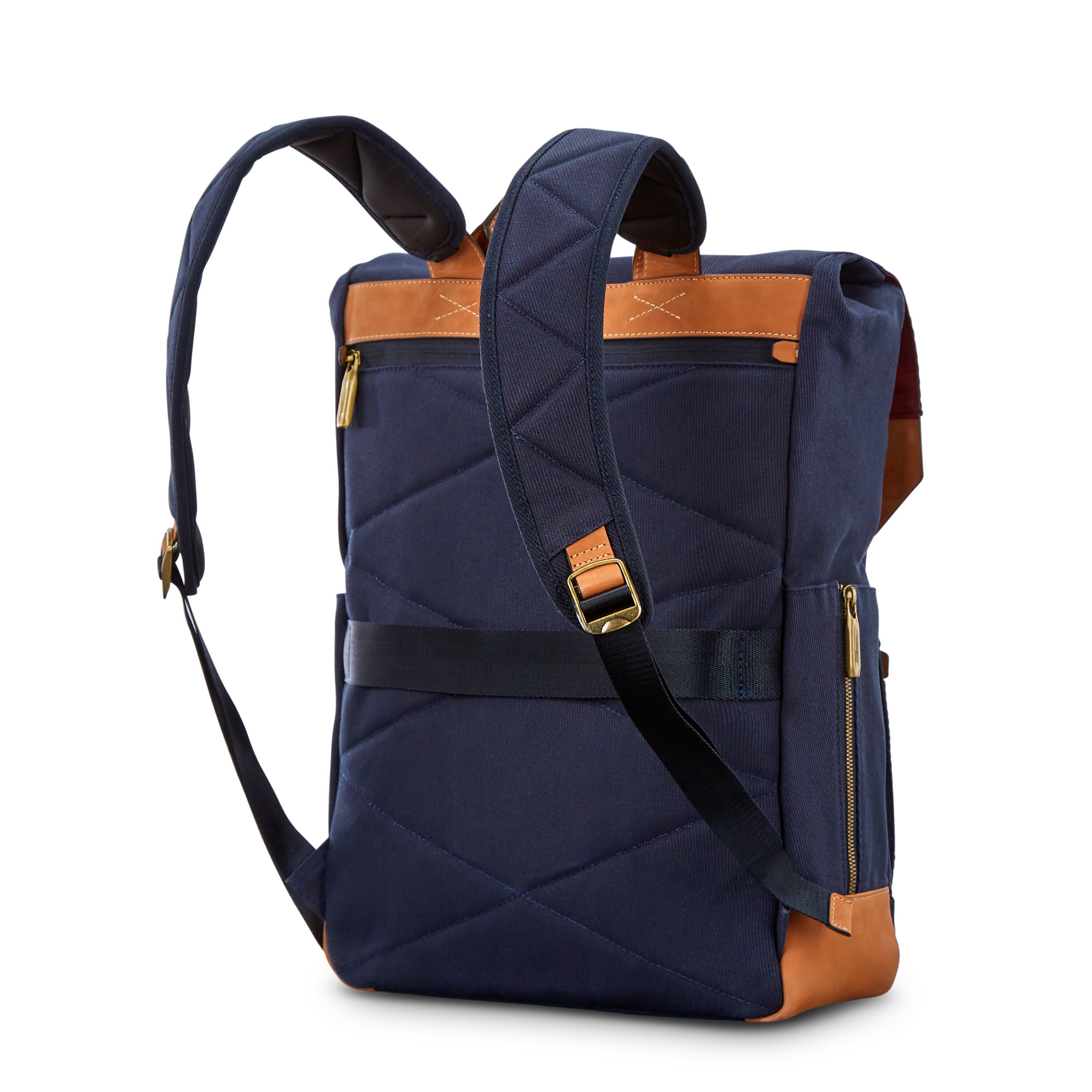 Hartmann Reserve Backpack in Midnight Navy — back view
