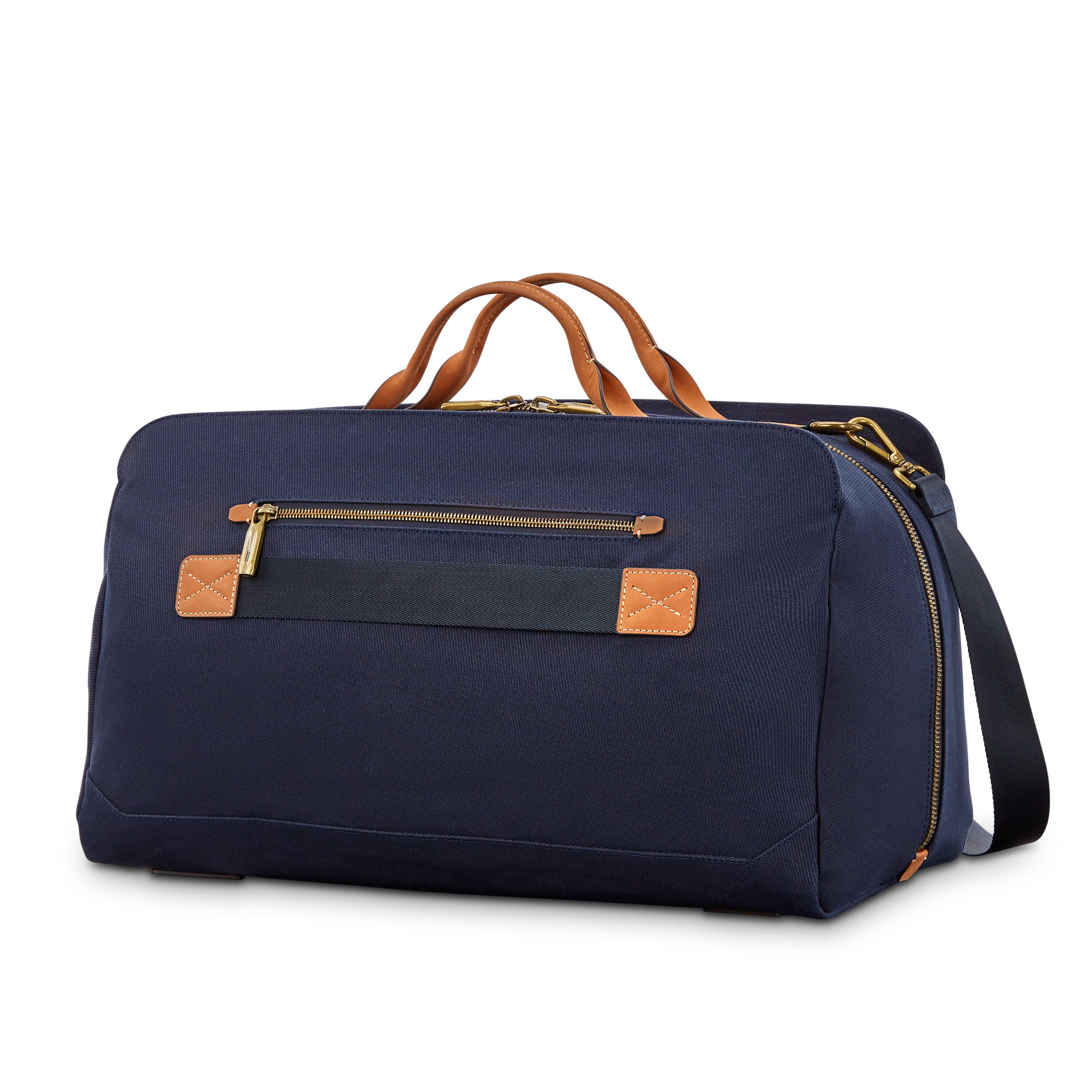 Hartmann Reserve Weekender Duffel in Midnight Navy — back view
