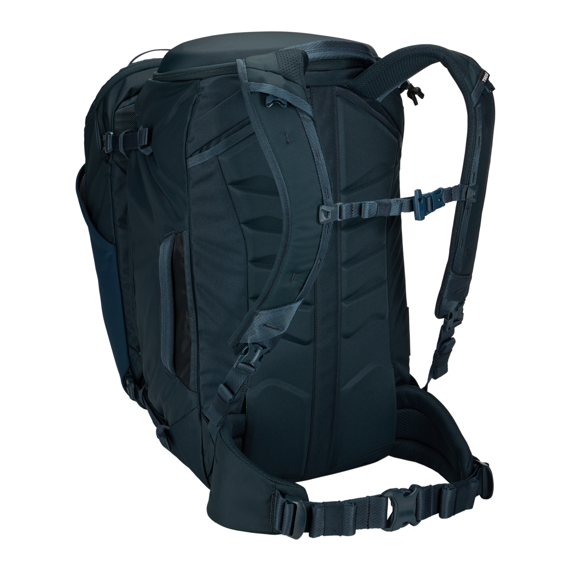 Thule Landmark 60L in Darkest Blue — angle view 2 # color_Darkest Blue