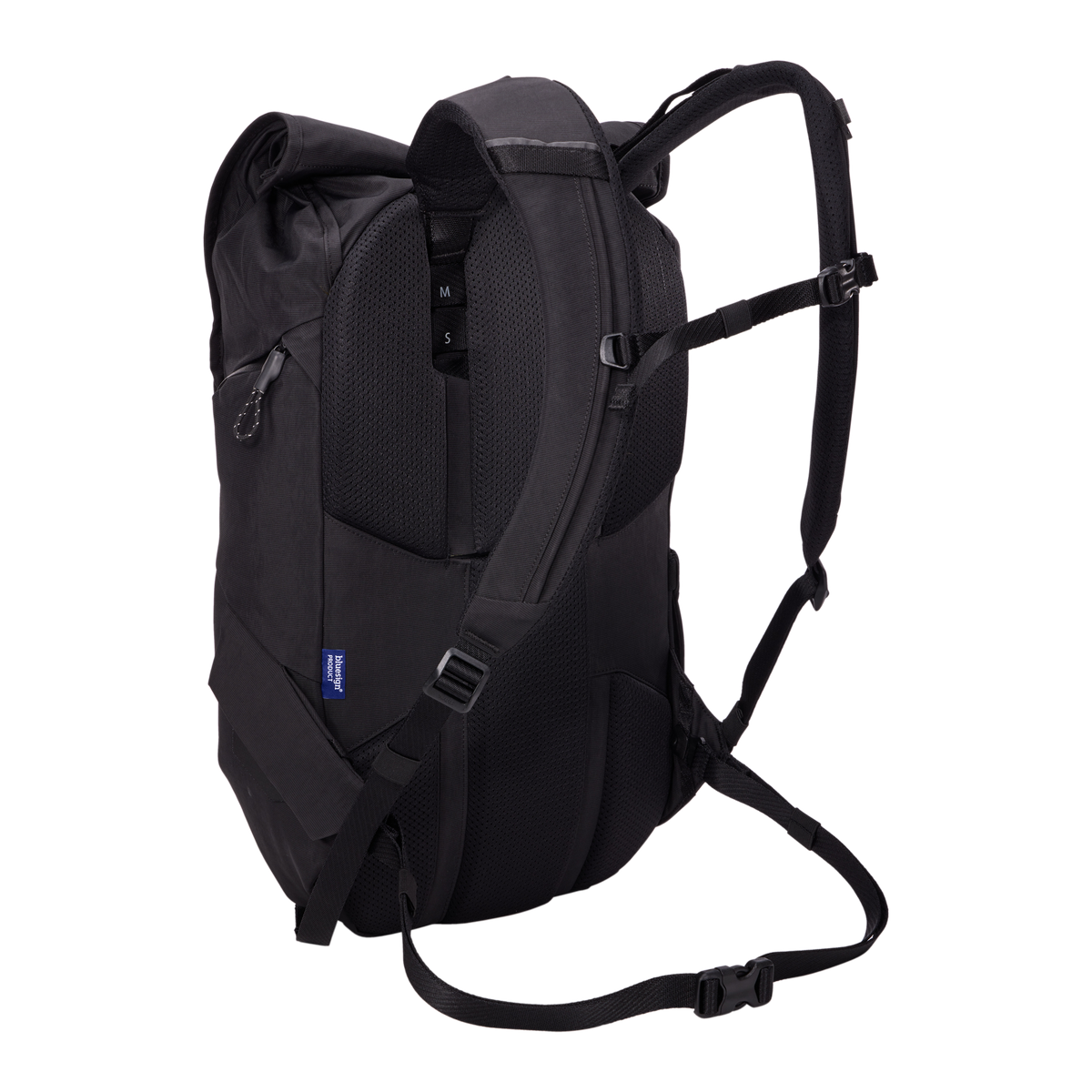 Thule Paramount Bike Commute Backpack 20L in Black — back view # color_Black