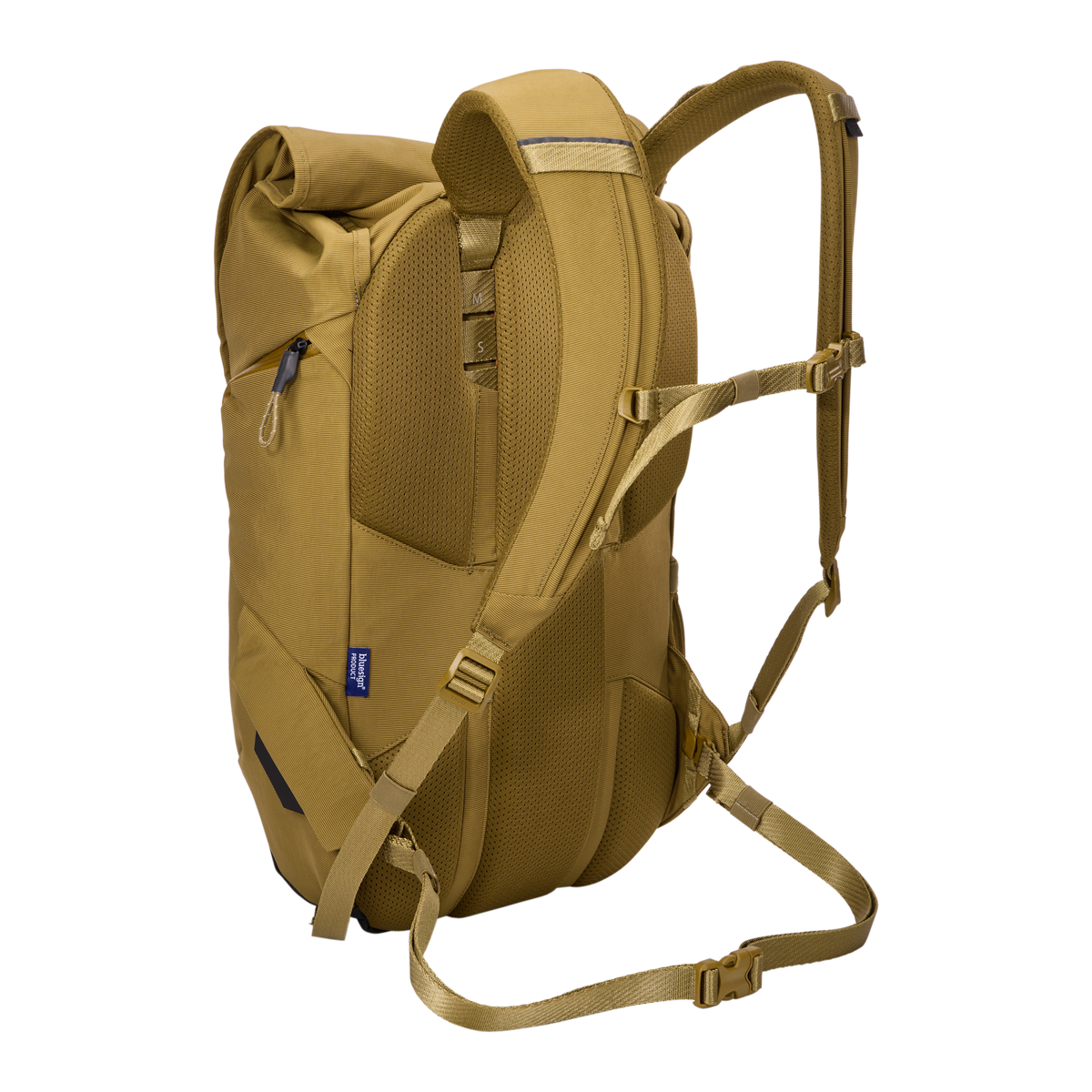 Thule Paramount Bike Commute Backpack 20L in Nutria Brown — back view