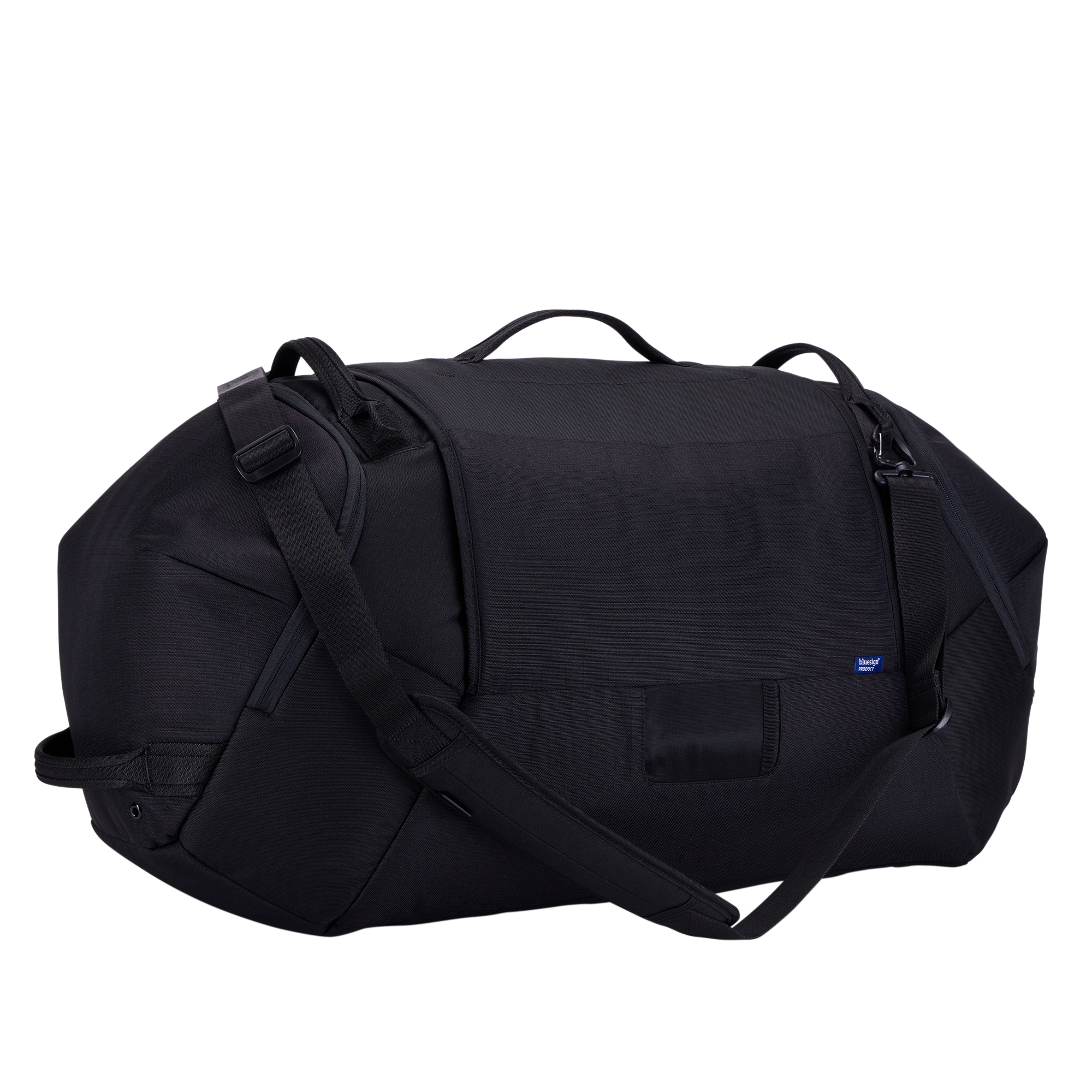 Thule RoundTrip Snow Duffel 80L in Black — back view # color_Black