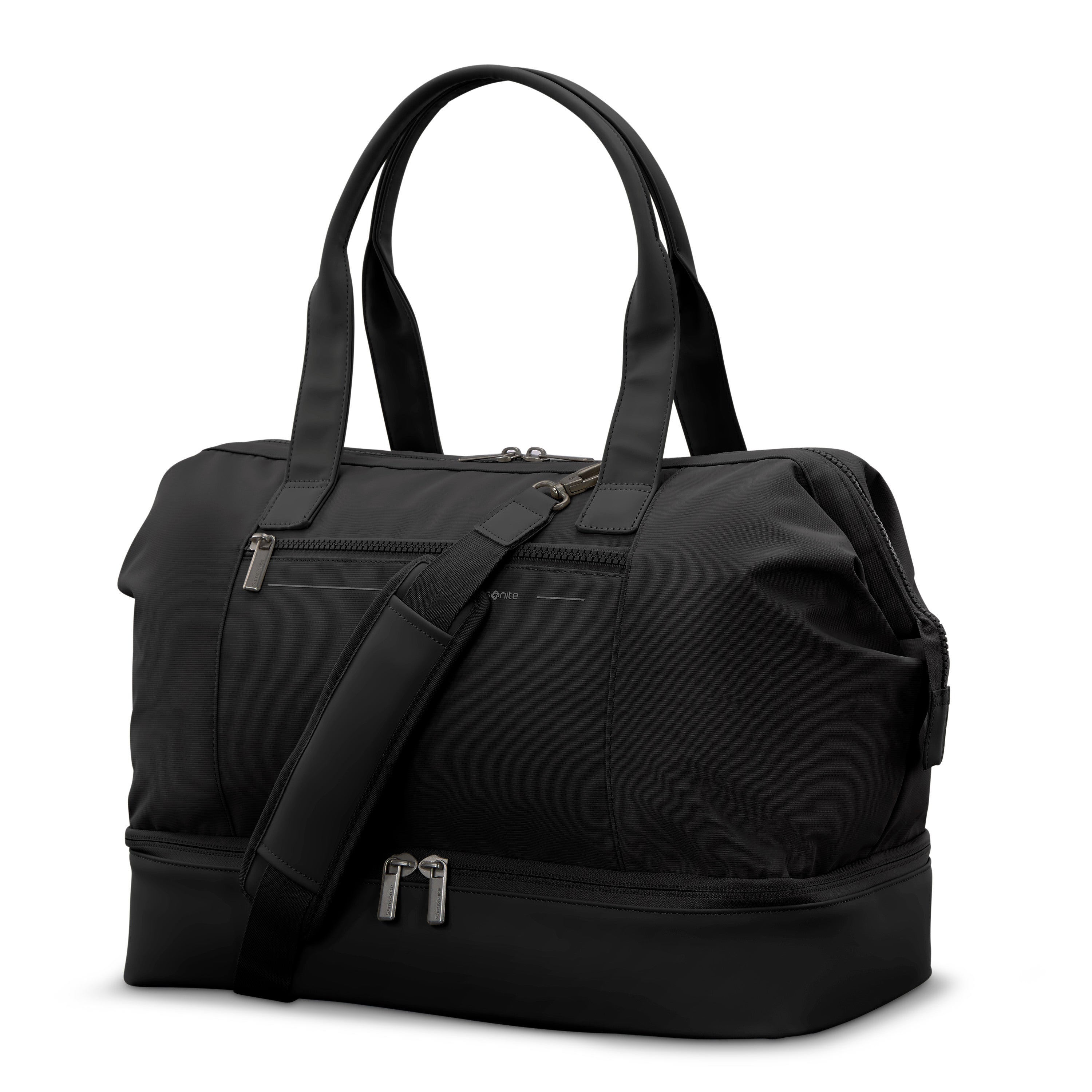 Samsonite Companion Bags Better Than Basic Drop Bottom Weekender - Black