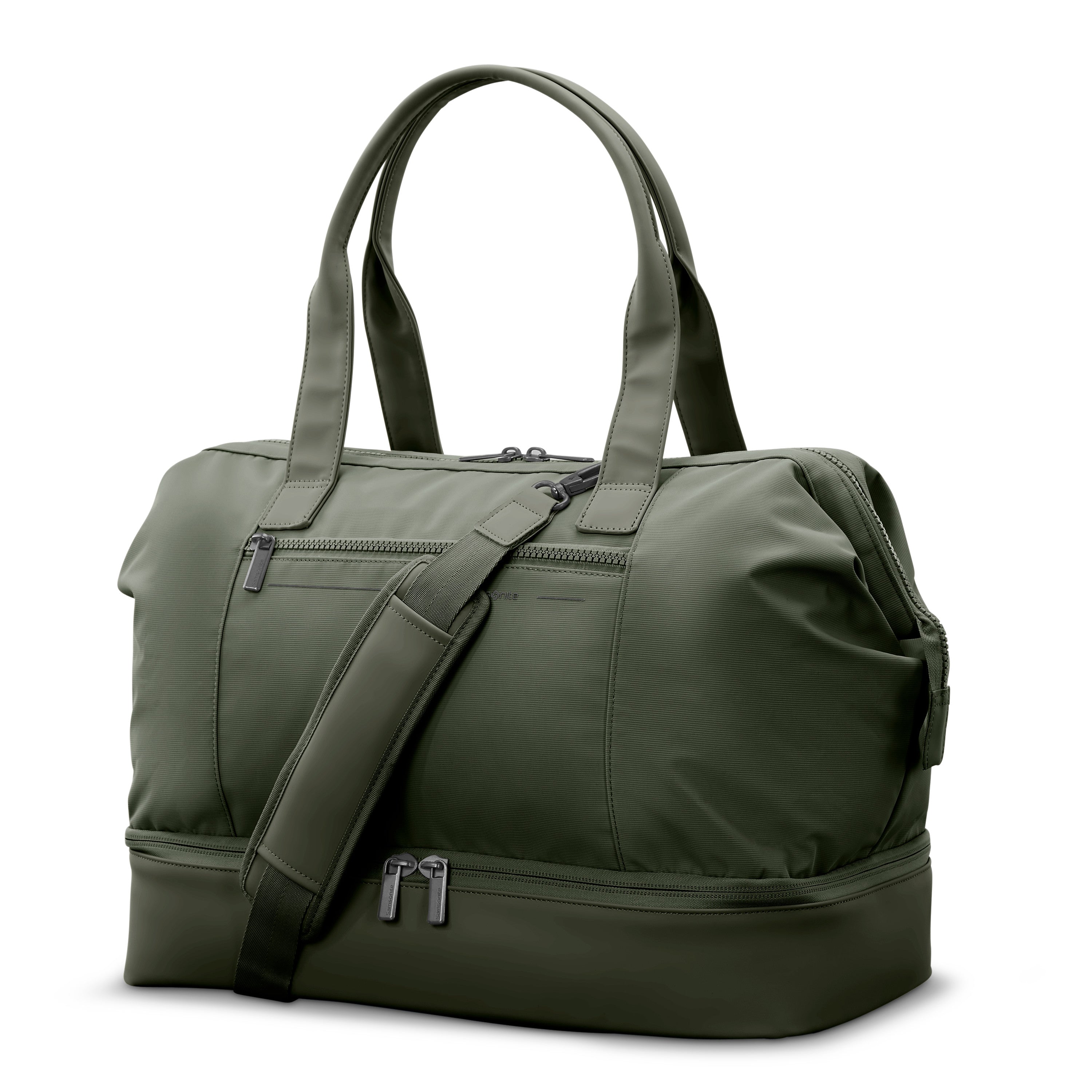 Samsonite Companion Bags Better Than Basic Drop Bottom Weekender - Olive