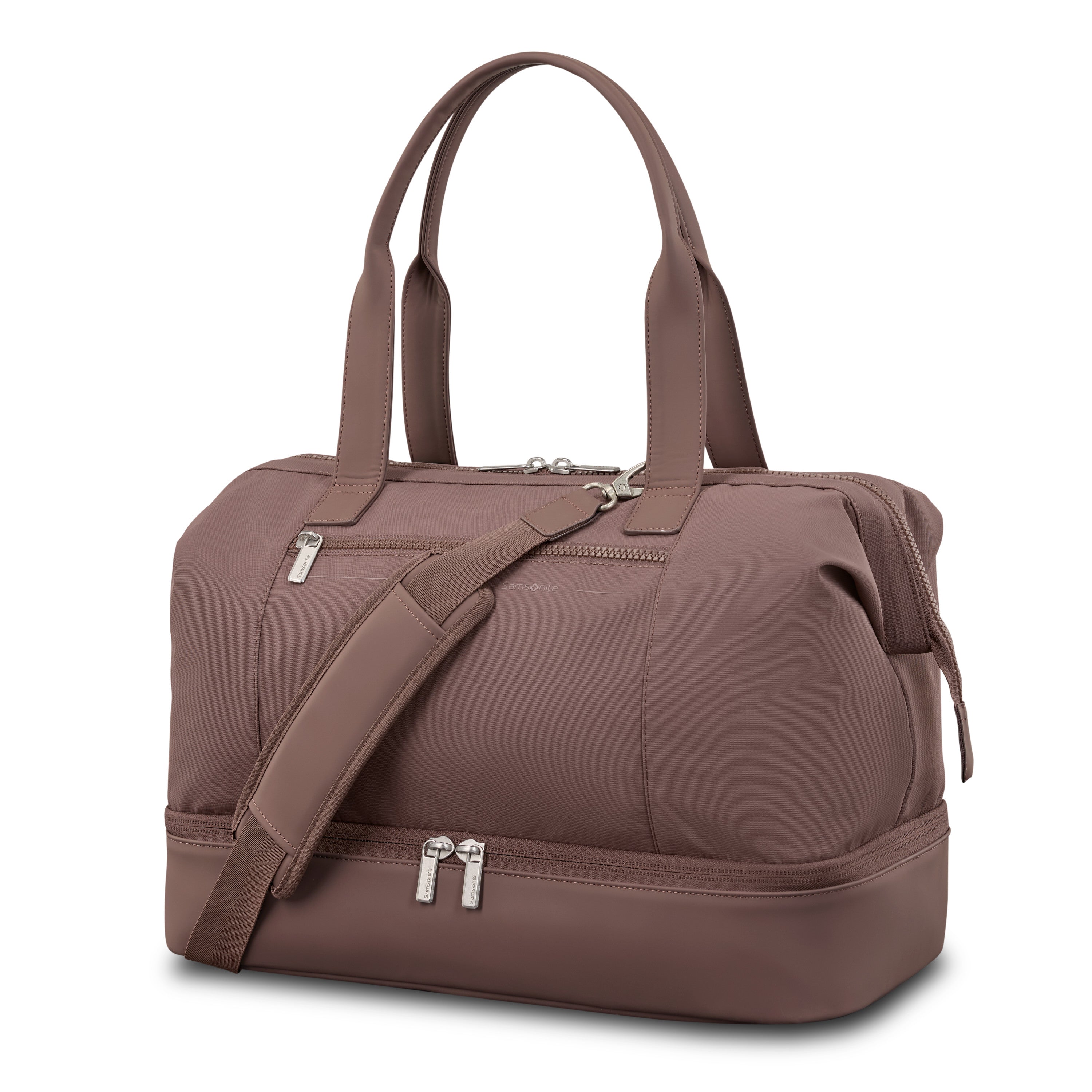 Samsonite Companion Bags Better Than Basic Drop Bottom Weekender - Cocoa