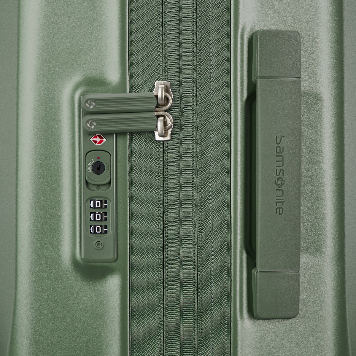 Samsonite Uplift Hardside Carry-On Spinner in Jade Green — detail view 4