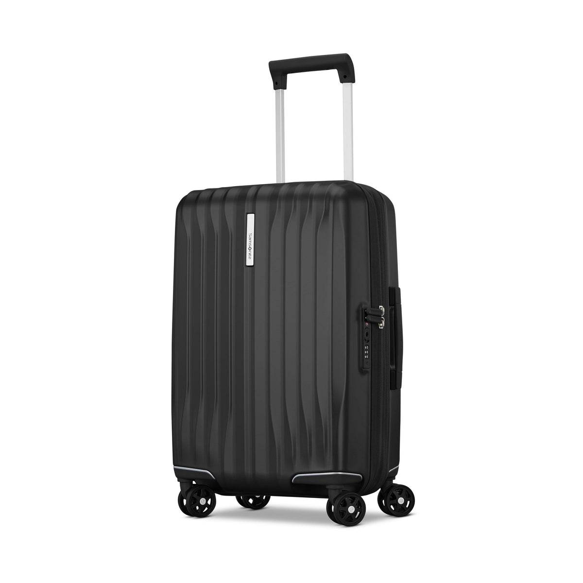 Samsonite Uplift Hardside Carry-On Spinner in Phantom Black — front view