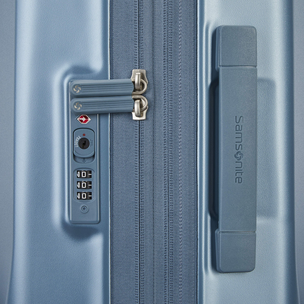Samsonite Uplift Hardside Carry-On Spinner in Elemental Blue — detail view 2
