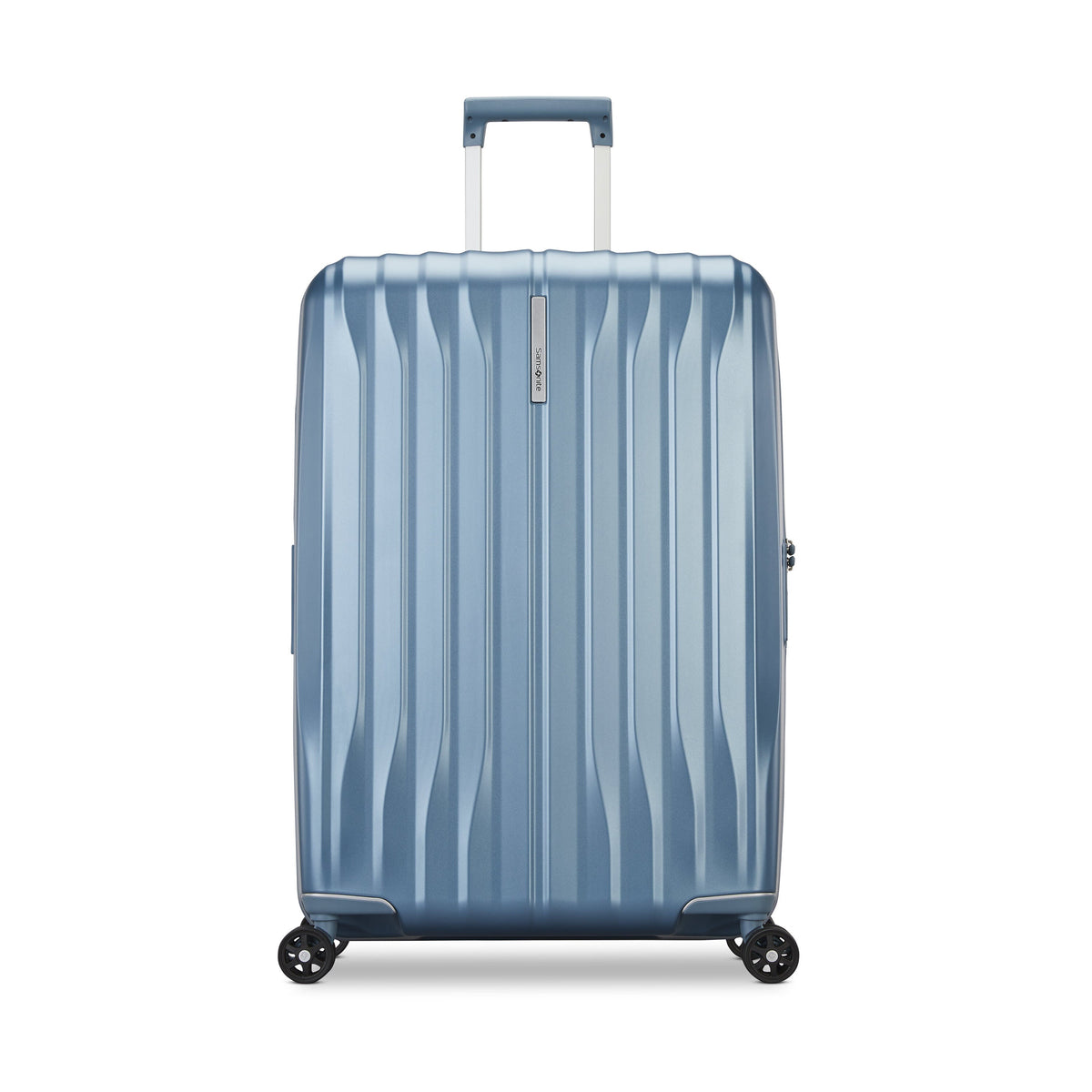 Samsonite Uplift Hardside Large Spinner in Elemental Blue — angle view 2