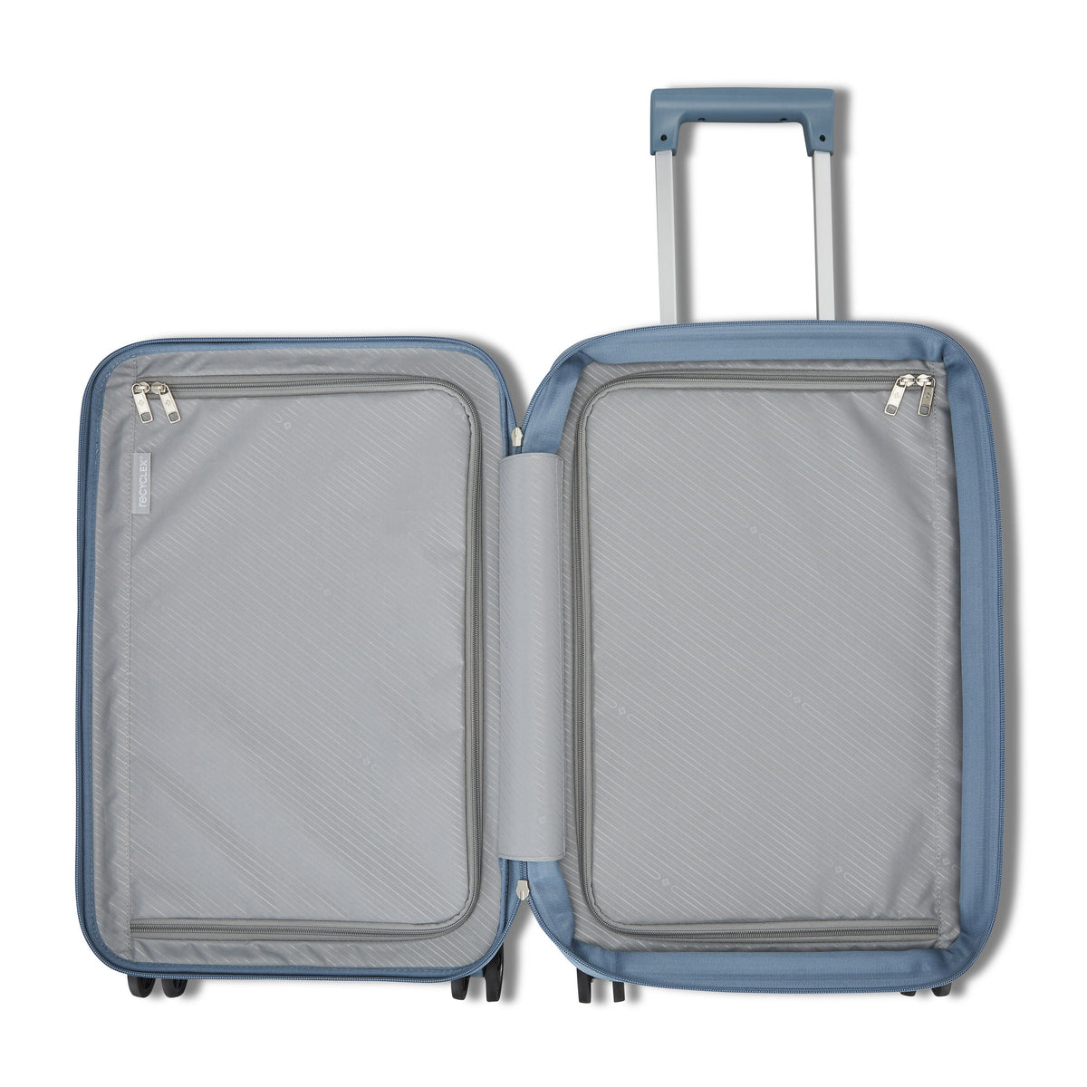 Samsonite Uplift Hardside Extra Large Spinner in Elemental Blue — interior view