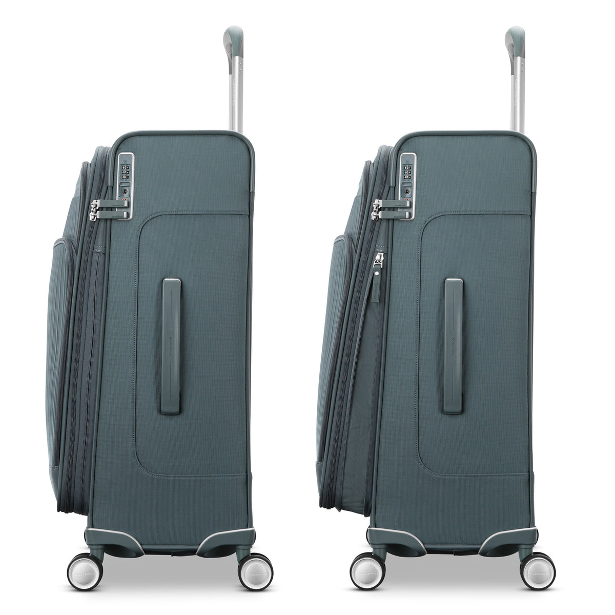 Samsonite Silhouette 18 Softside Spinner - Medium in Slate Blue — detail view 6