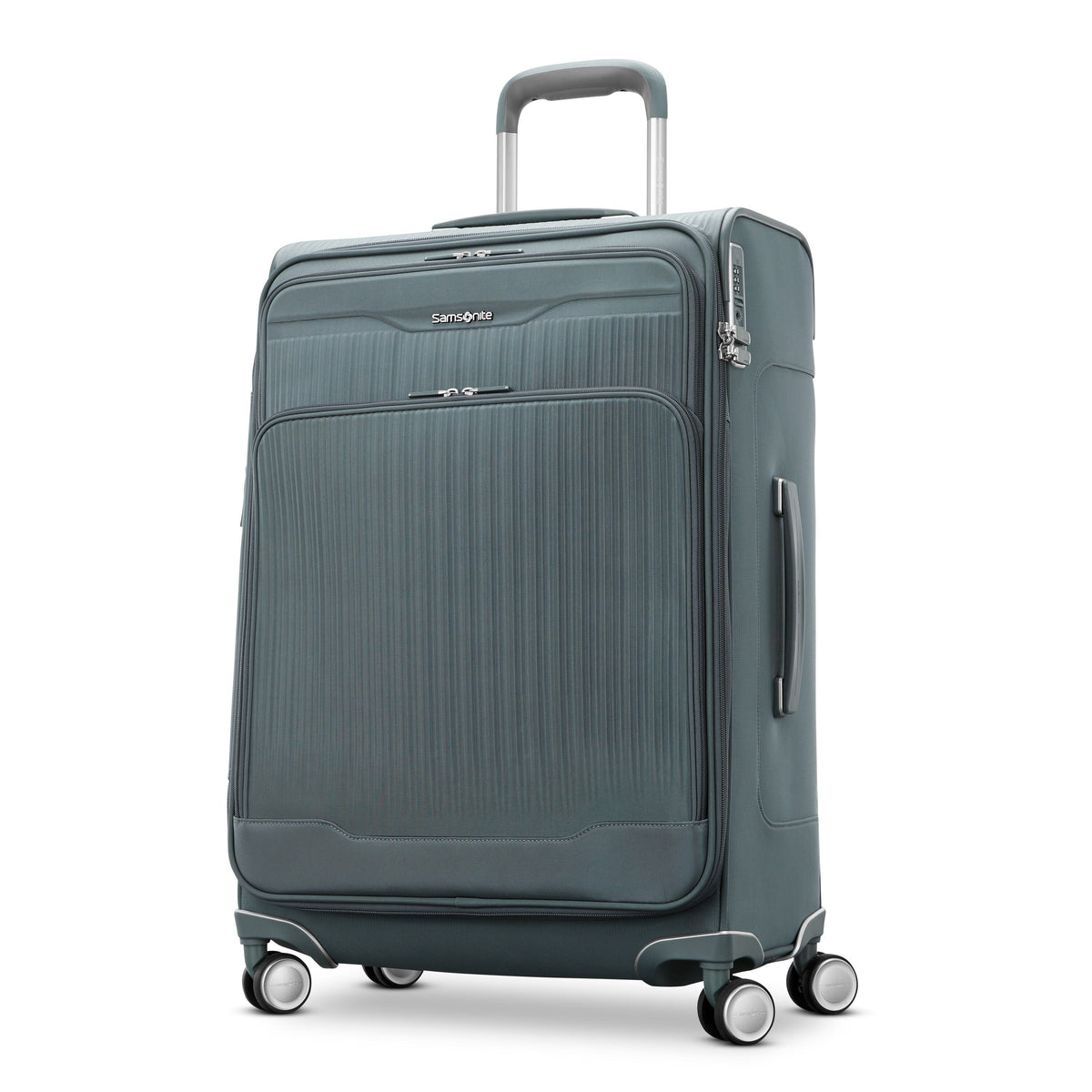 Samsonite Silhouette 18 Softside Spinner - Medium in Slate Blue — front view