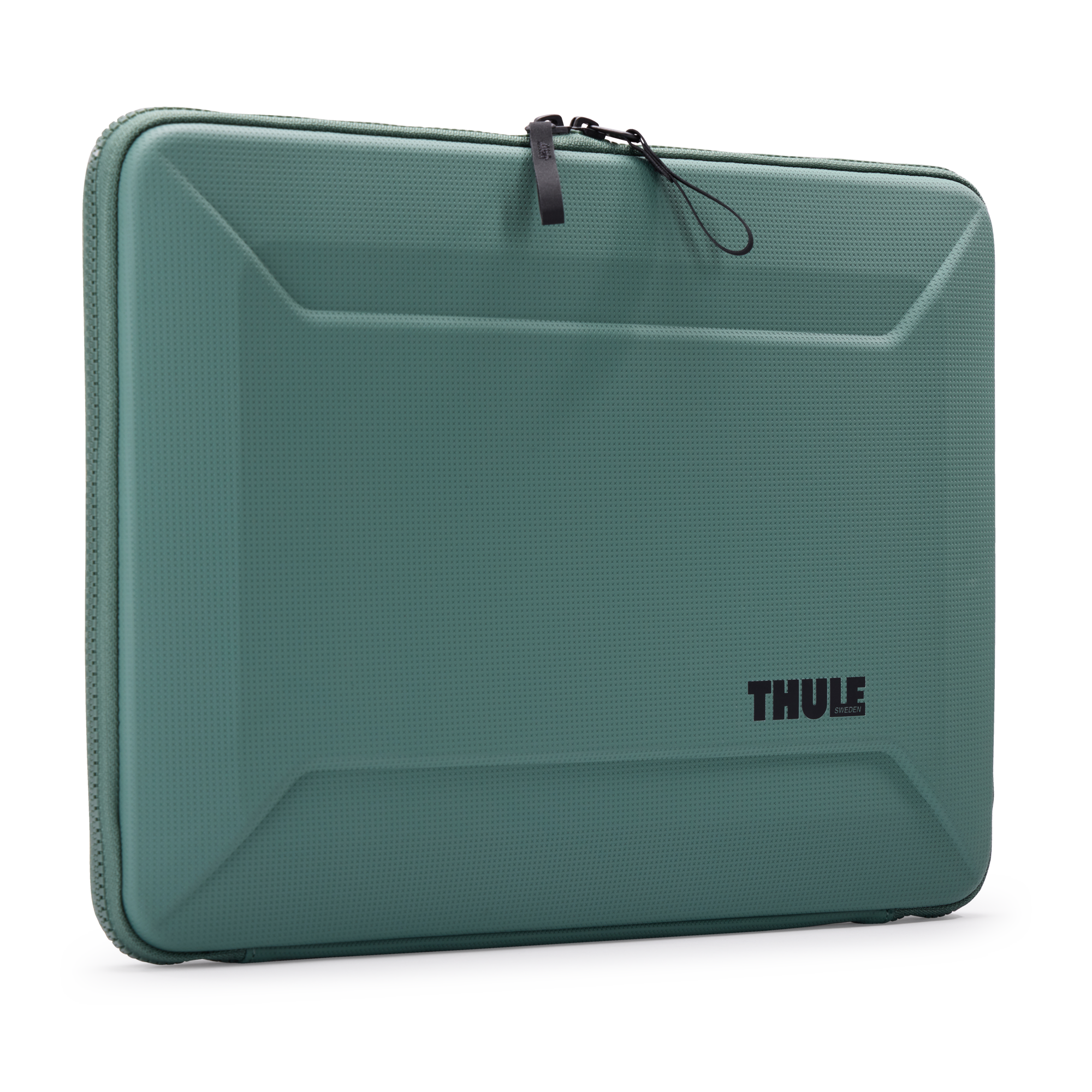 Thule Gauntlet MacBook Pro Sleeve 16" in Hazy Green — front view # color_Hazy Green