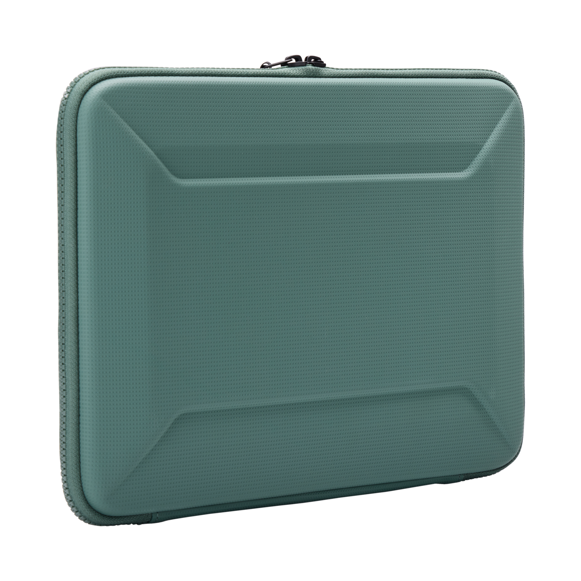 Thule Gauntlet MacBook Pro Sleeve 14" in Hazy Green — back view # color_Hazy Green