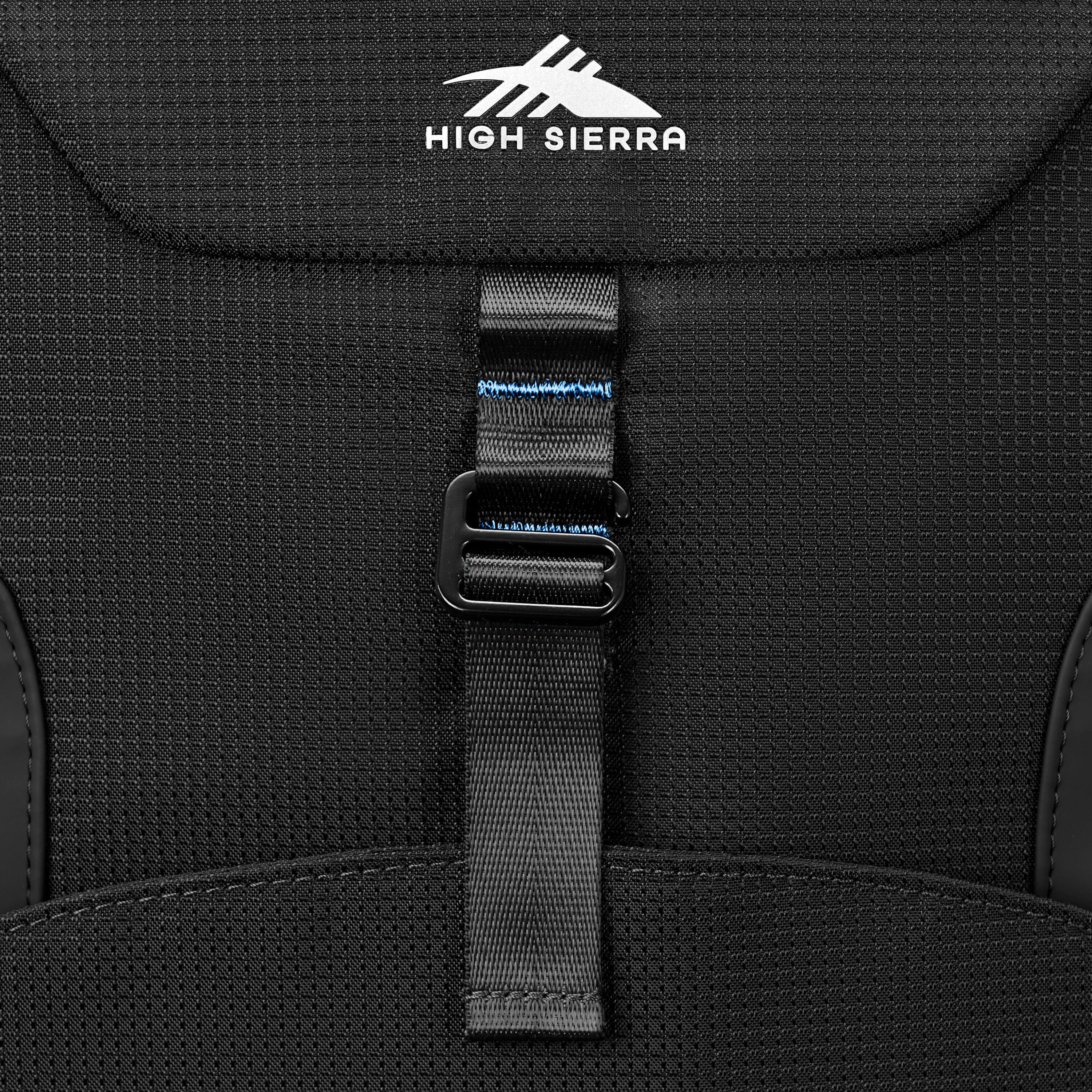 High Sierra Hi-Life 3-in-1 Convertible Backpack in Black Blue — angle view 4