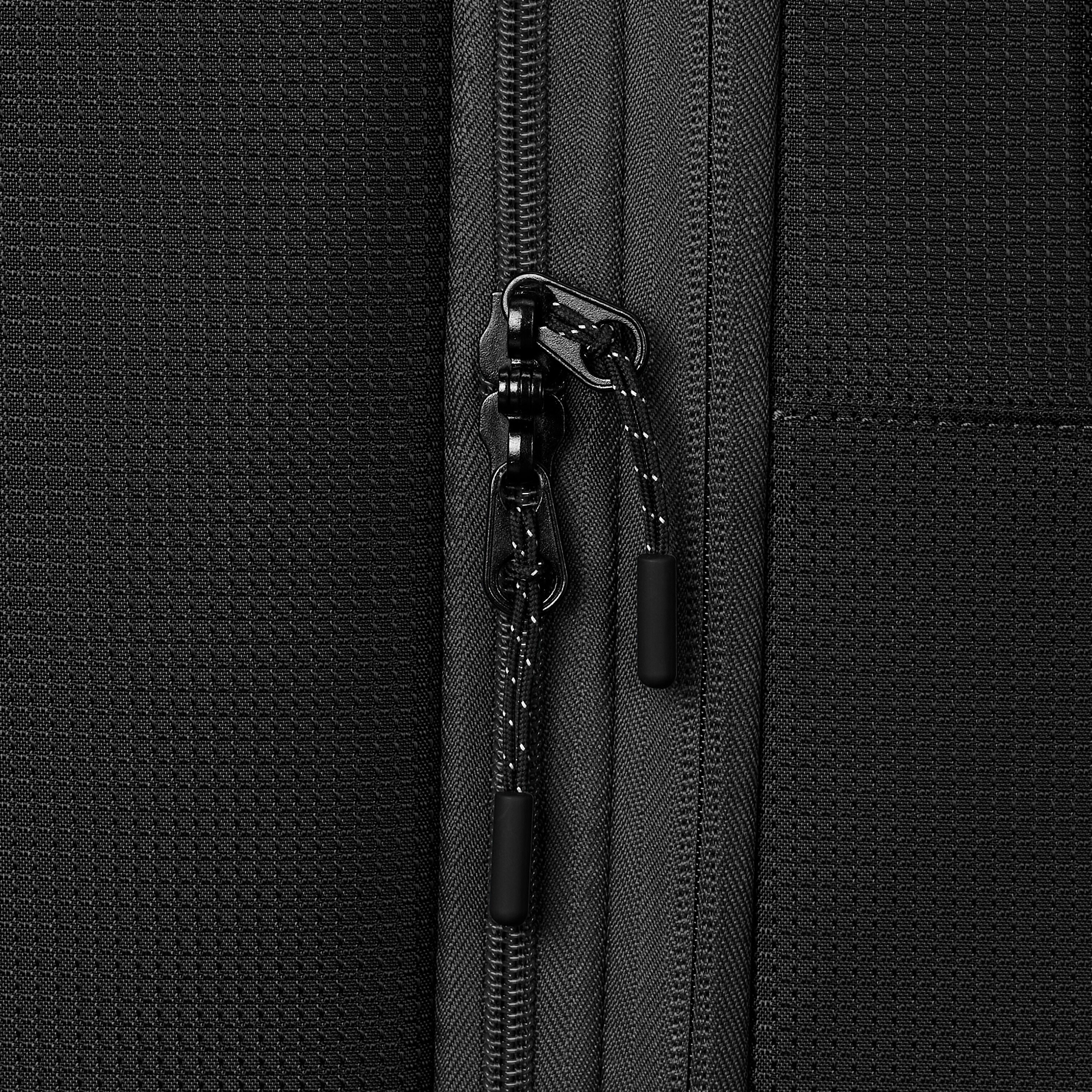 High Sierra Hi-Life 3-in-1 Convertible Backpack in Black Blue — angle view 3