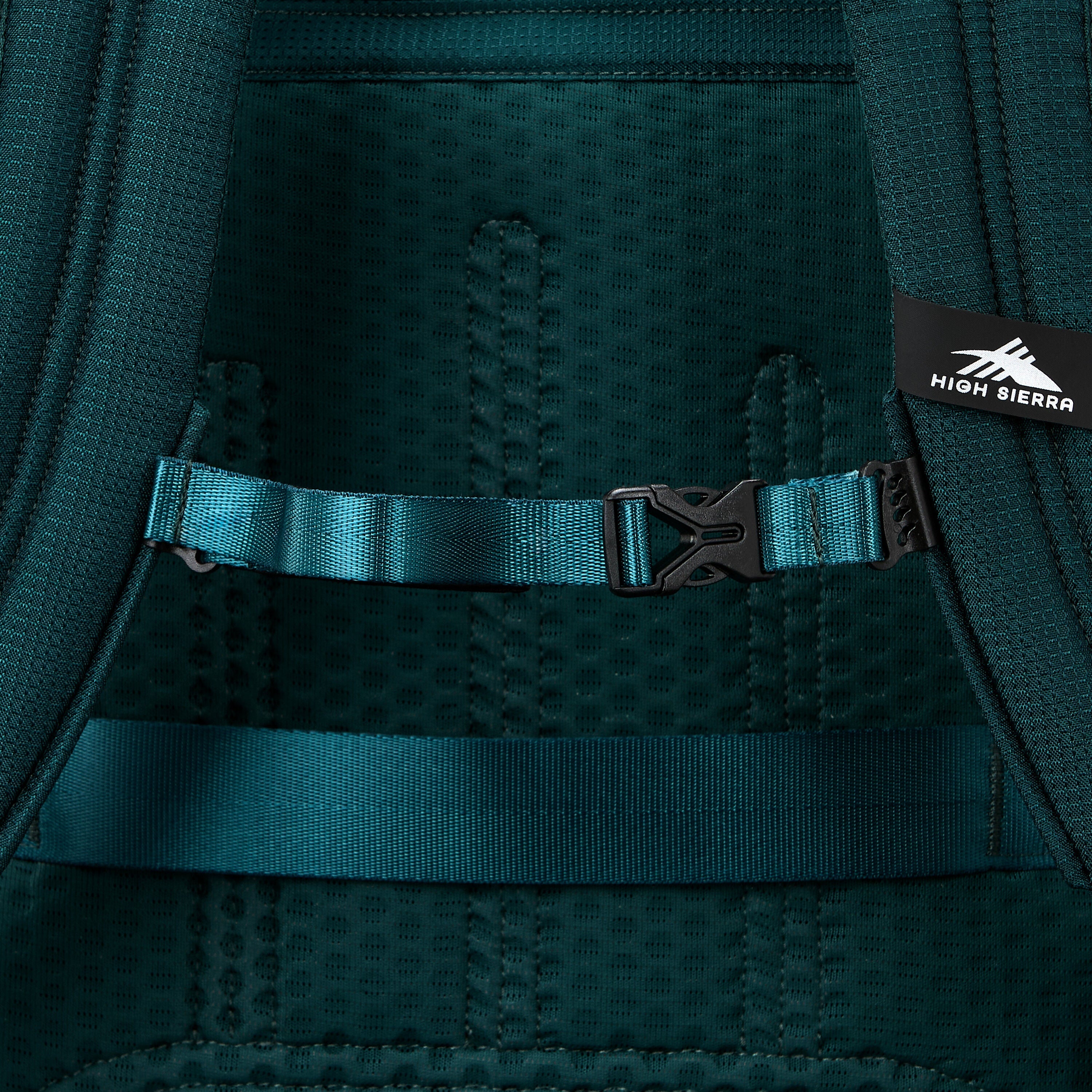 High Sierra Hi-Life 3-in-1 Convertible Backpack in Green Yellow — angle view 5
