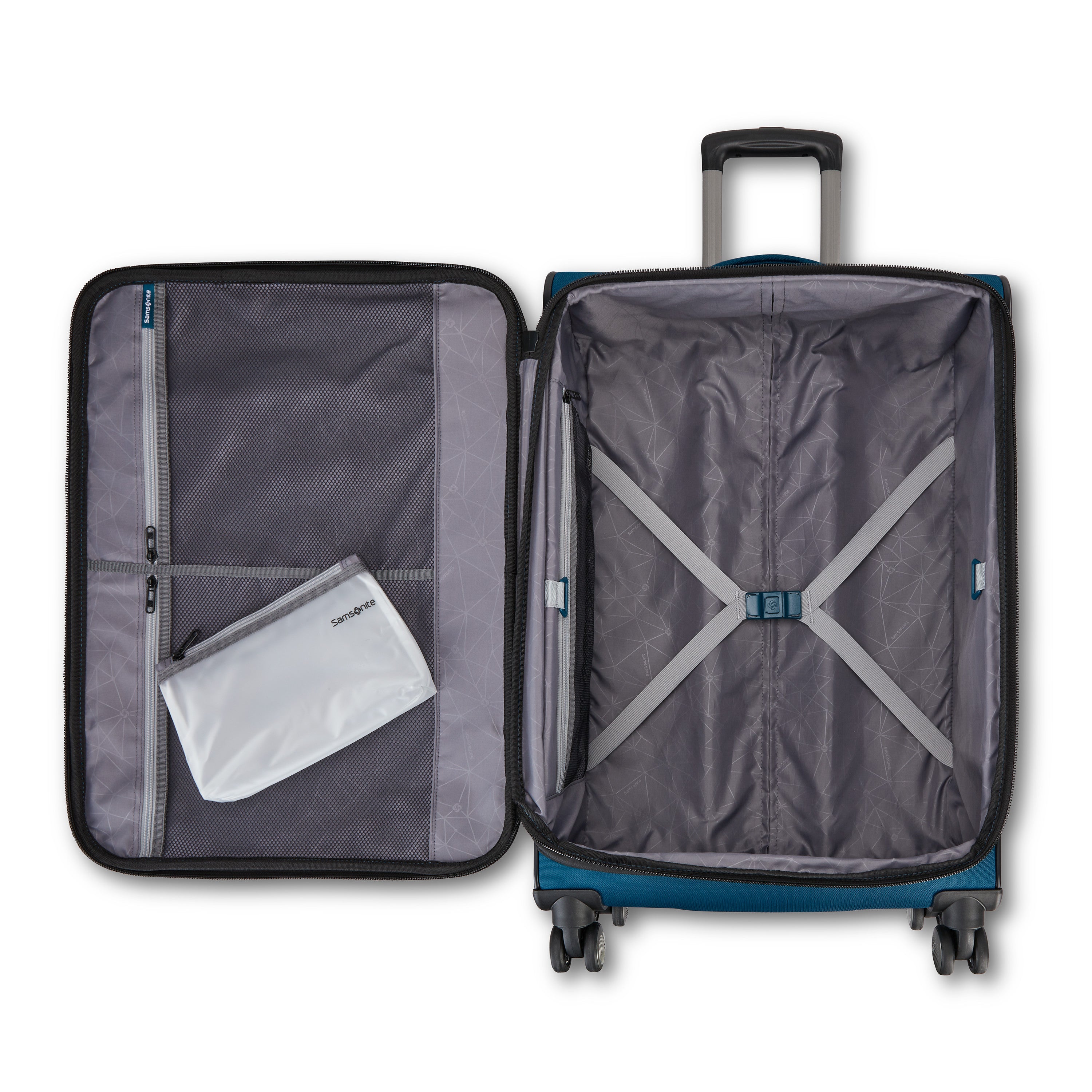 Samsonite Ascella 4 Medium Expandable Spinner - Cerulean