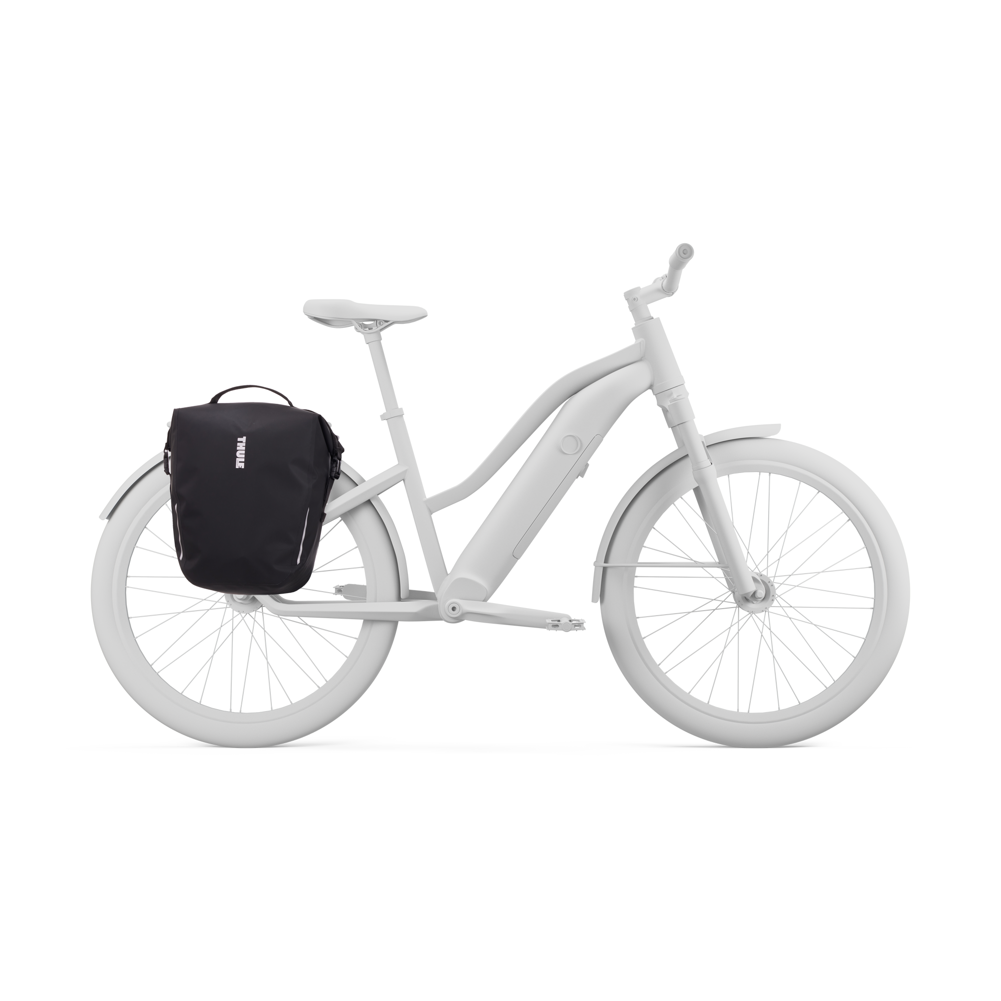 Thule Shield Pannier with InLock 22L in Black — angle view 2 # color_Black