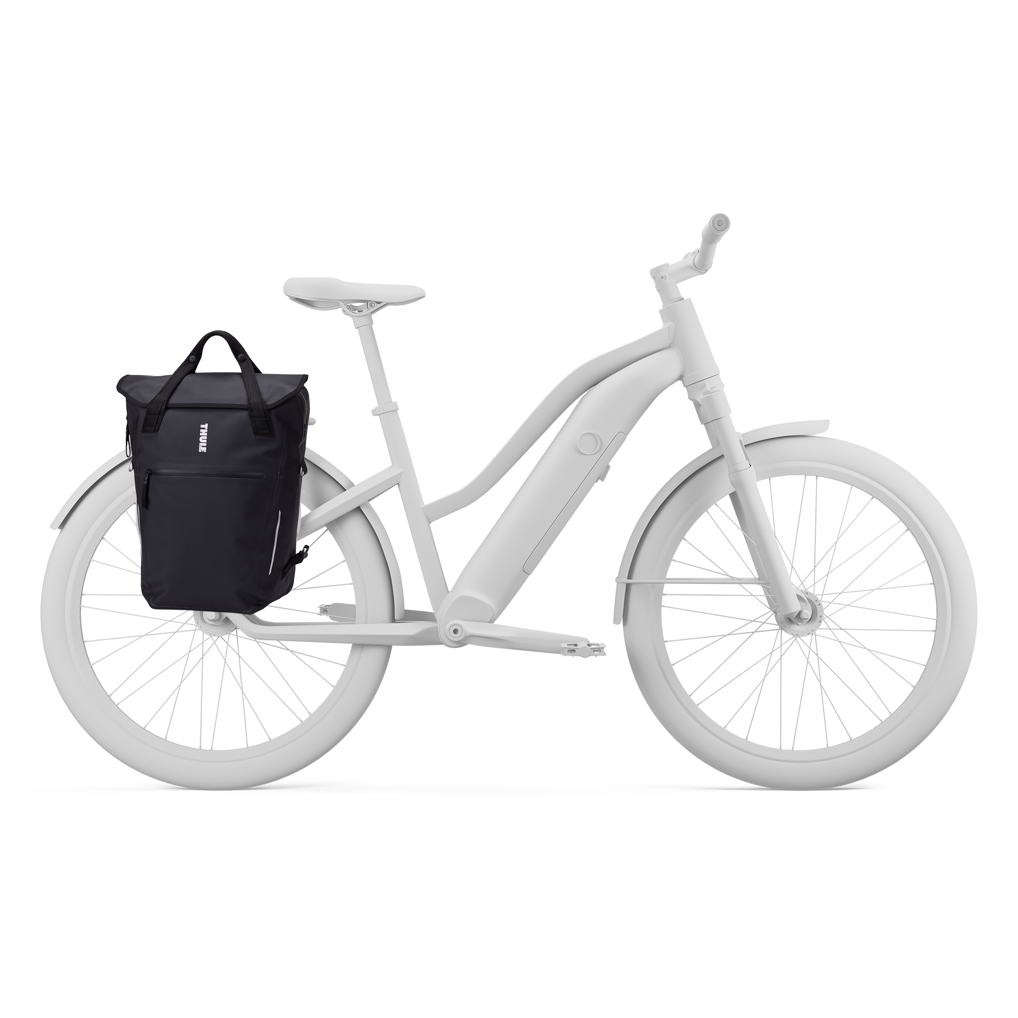 Thule Shield Backpack with InLock 23L in Black — angle view 2 # color_Black
