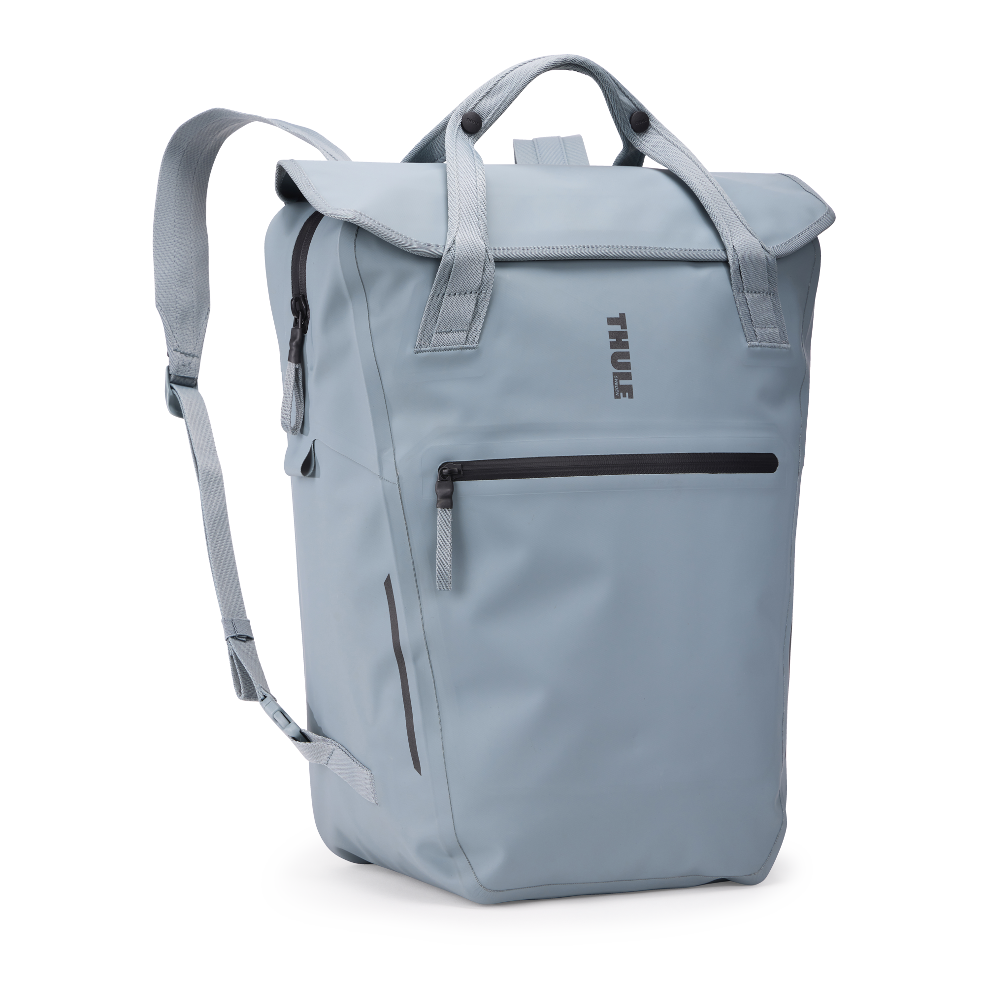 Thule Shield Backpack with InLock 23L in Mid Blue — front view # color_Mid Blue