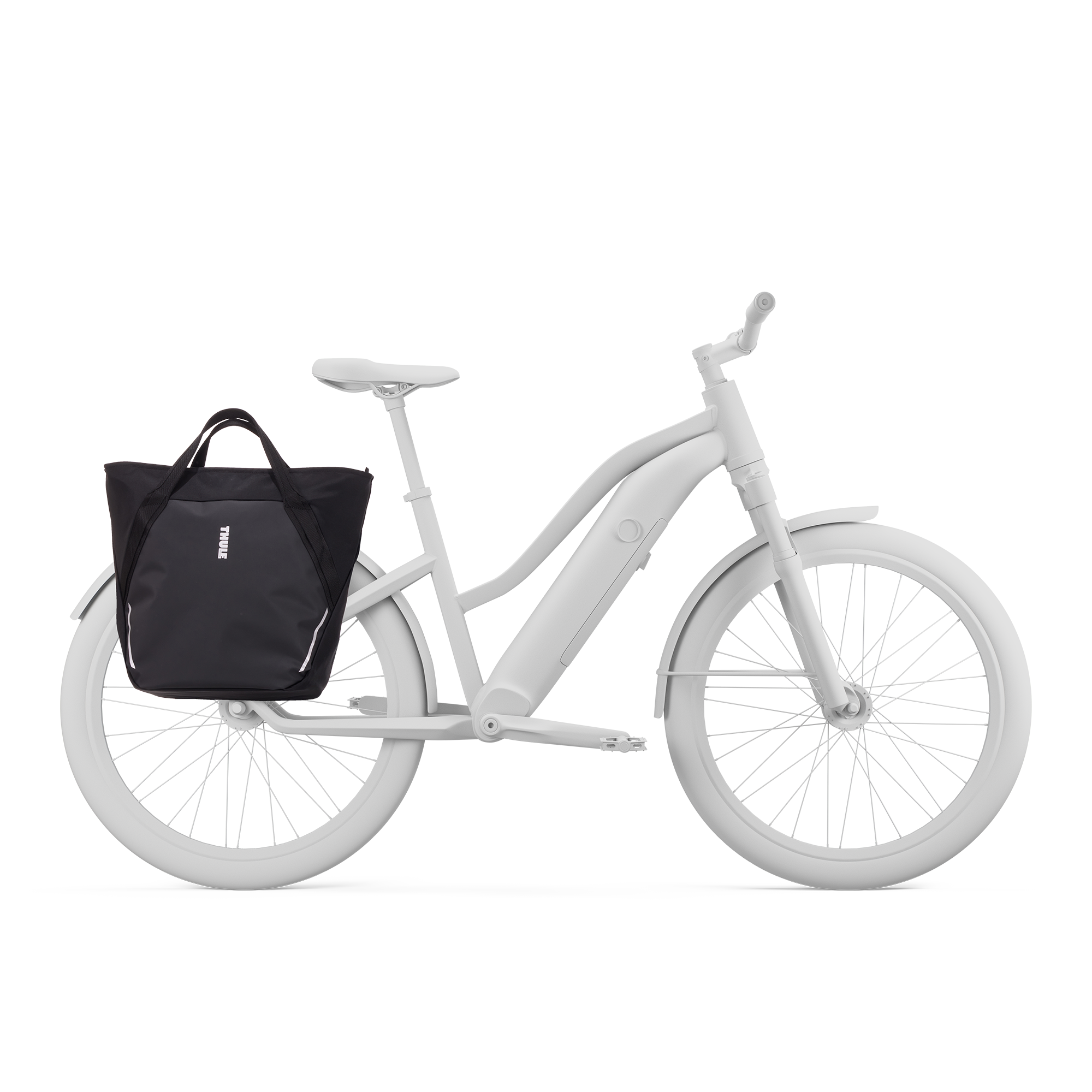 Thule Chasm Tote with InLock 25L in Black — angle view 2 # color_Black