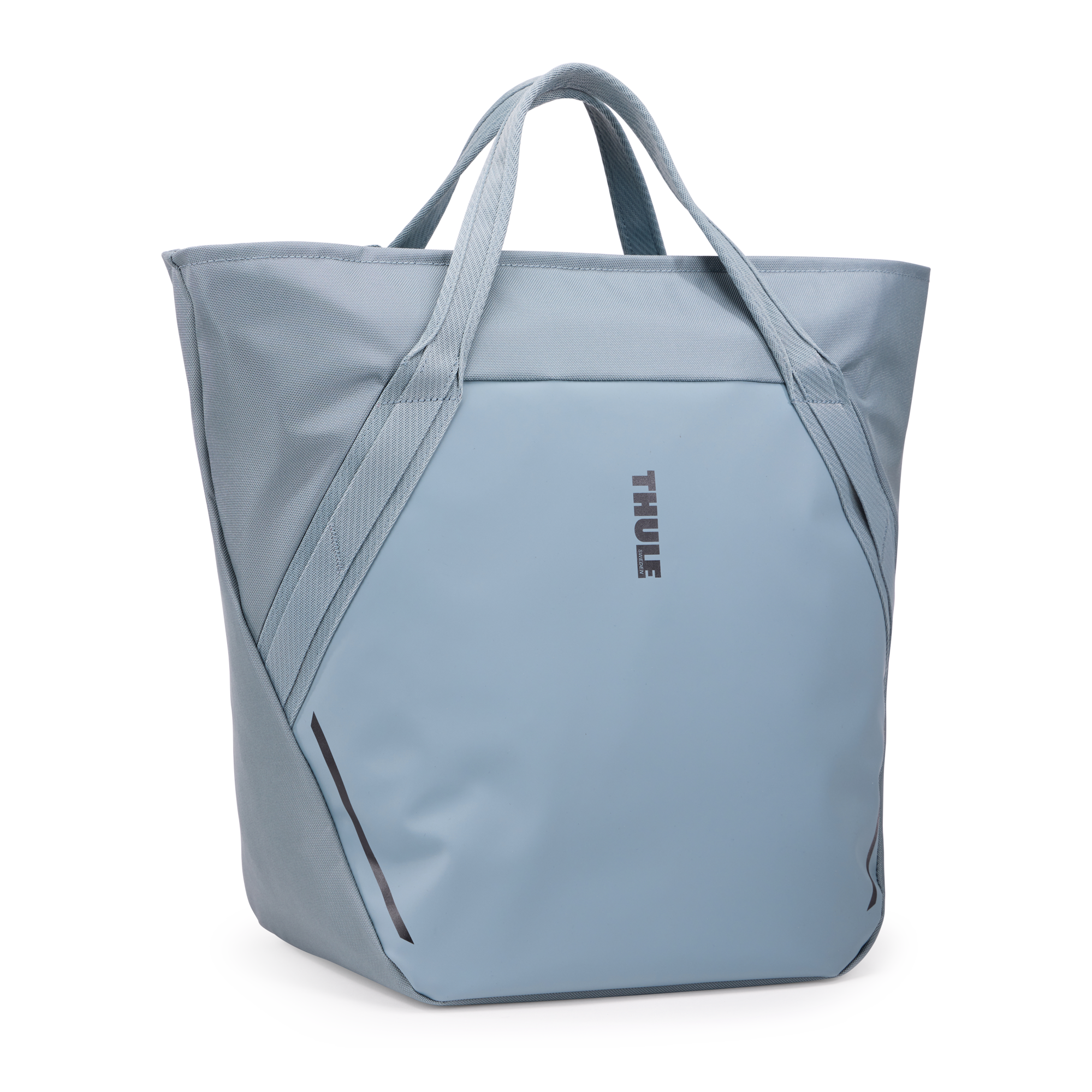 Thule Chasm Tote with InLock 25L in Mid Blue — front view # color_Mid Blue