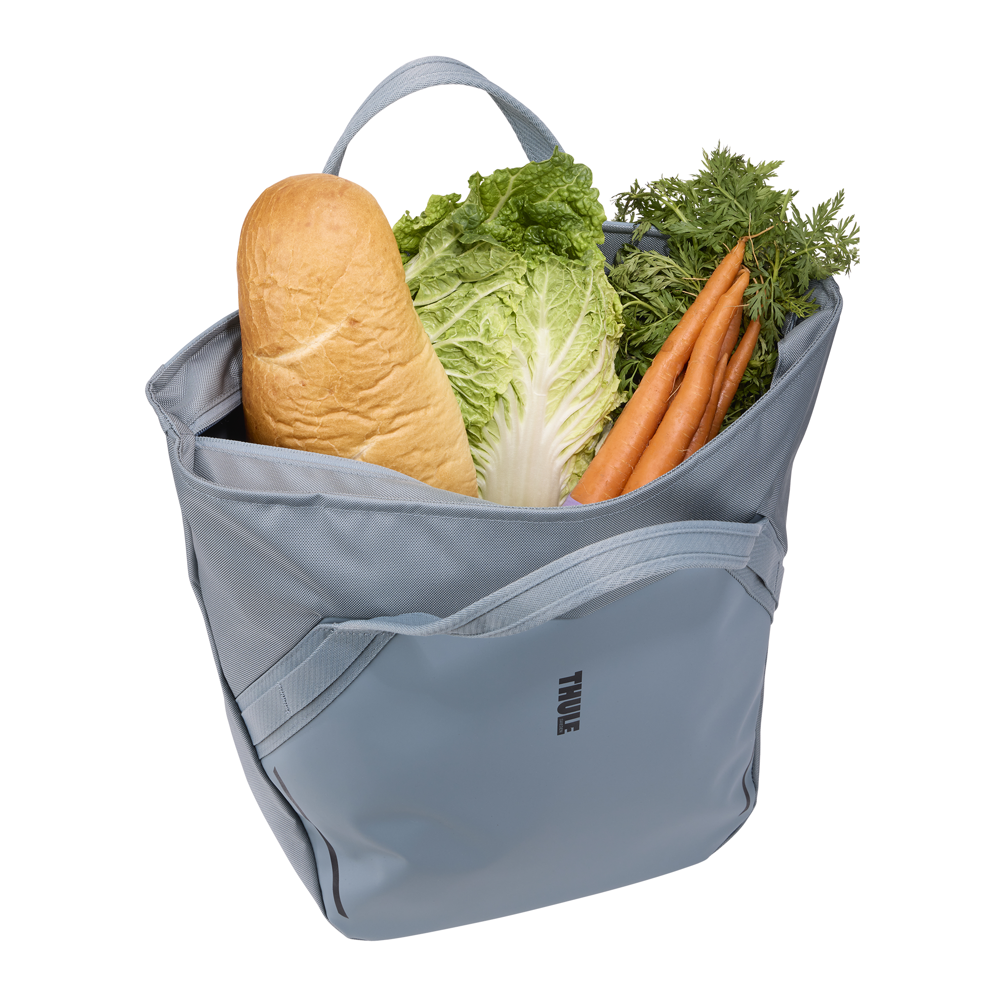 Thule Chasm Tote with InLock 25L in Mid Blue — interior view # color_Mid Blue