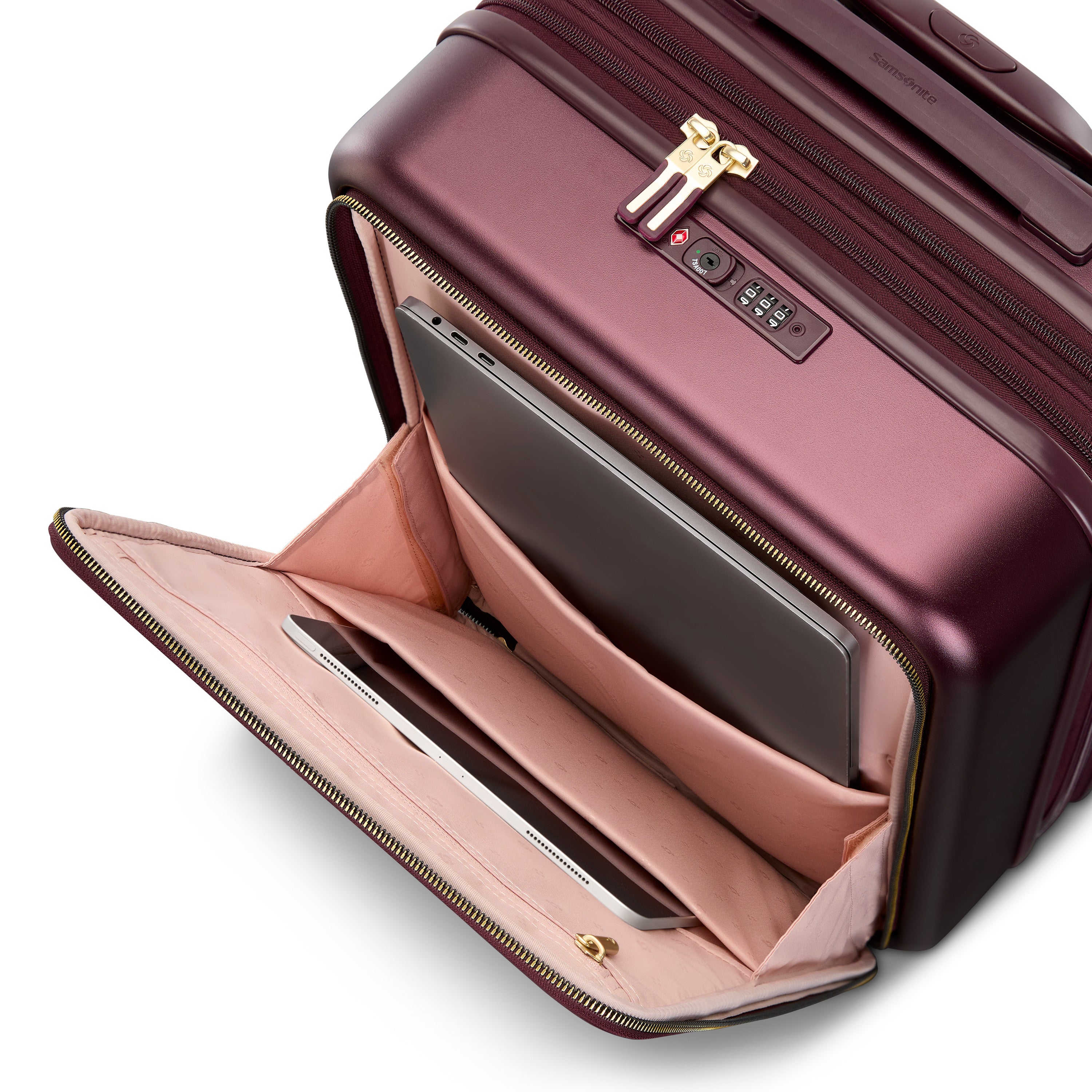 Samsonite Mobile Solution 2 Expandable Carry-On Spinner - Merlot