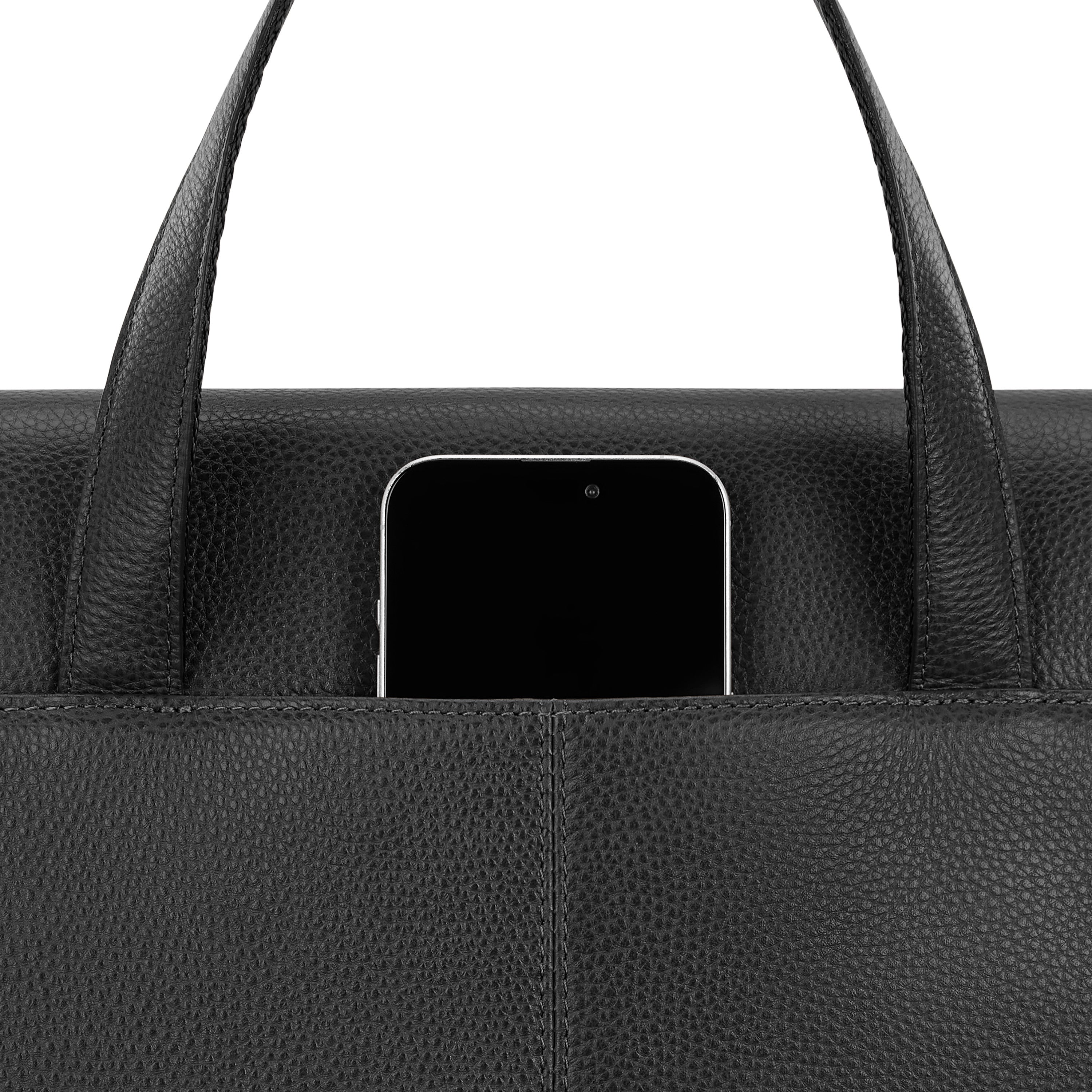 Samsonite Mobile Solution 2 Leather Convertible Brief - BLACK