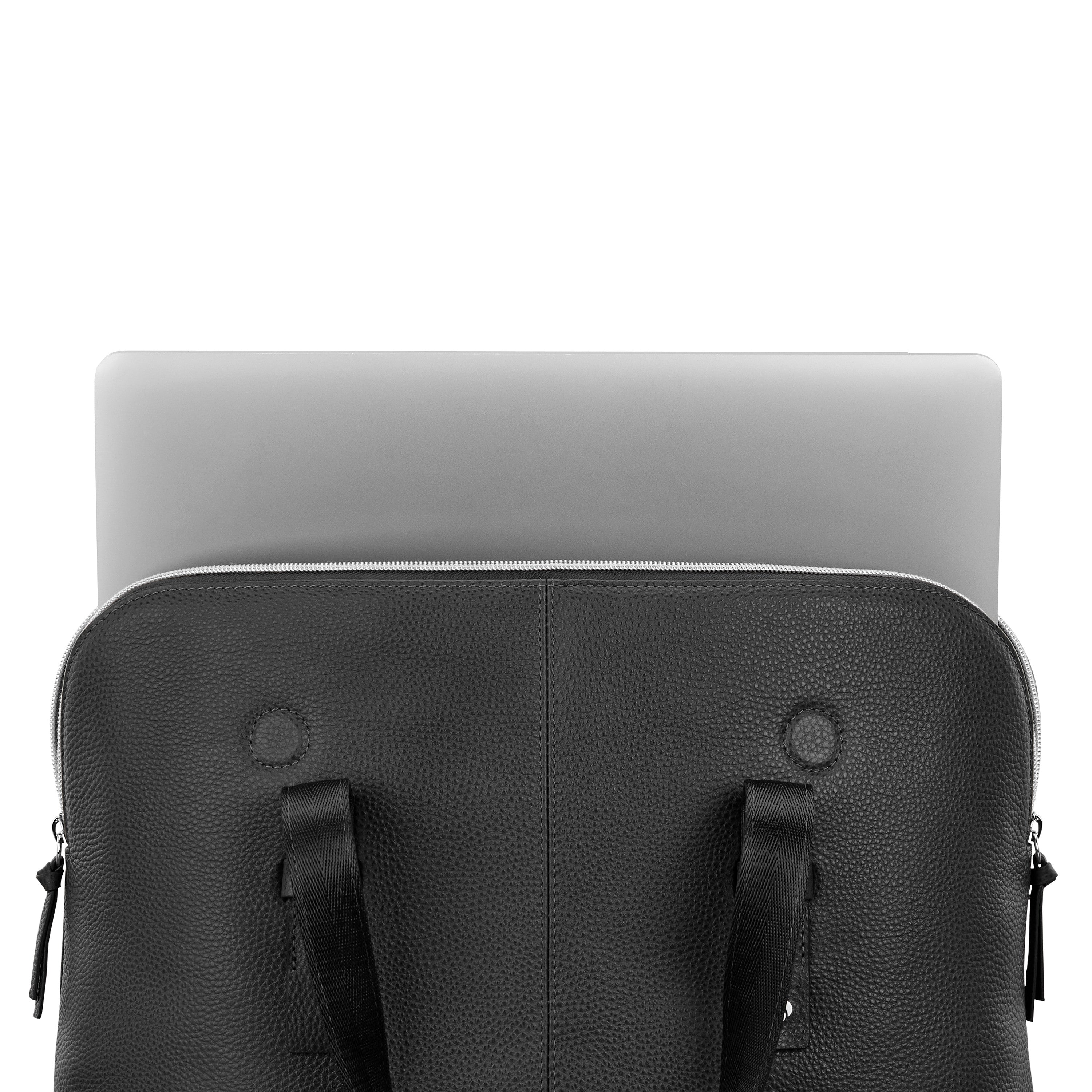 Samsonite Mobile Solution 2 Leather Convertible Brief - BLACK