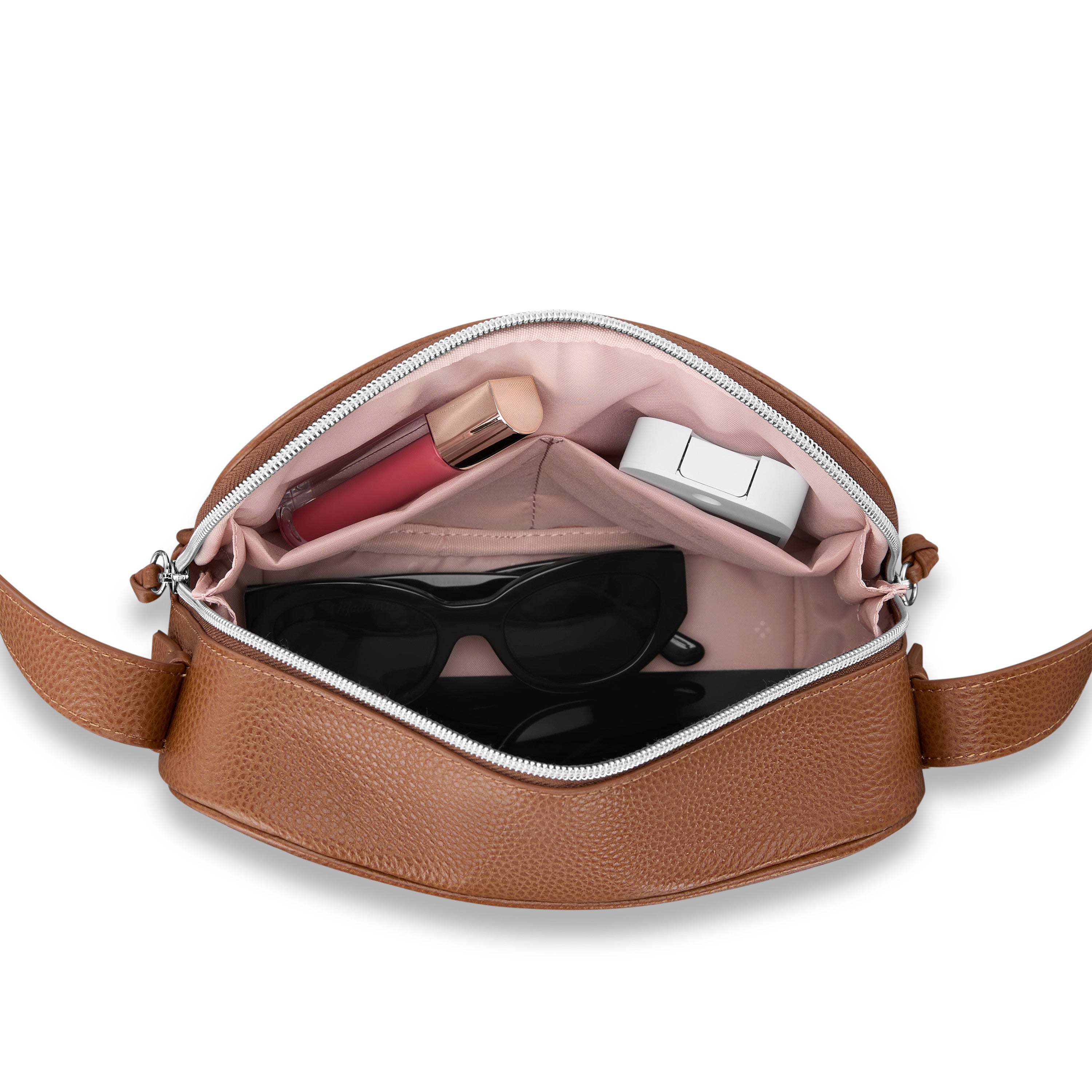 Samsonite Mobile Solution 2 Leather Crossbody - Cognac
