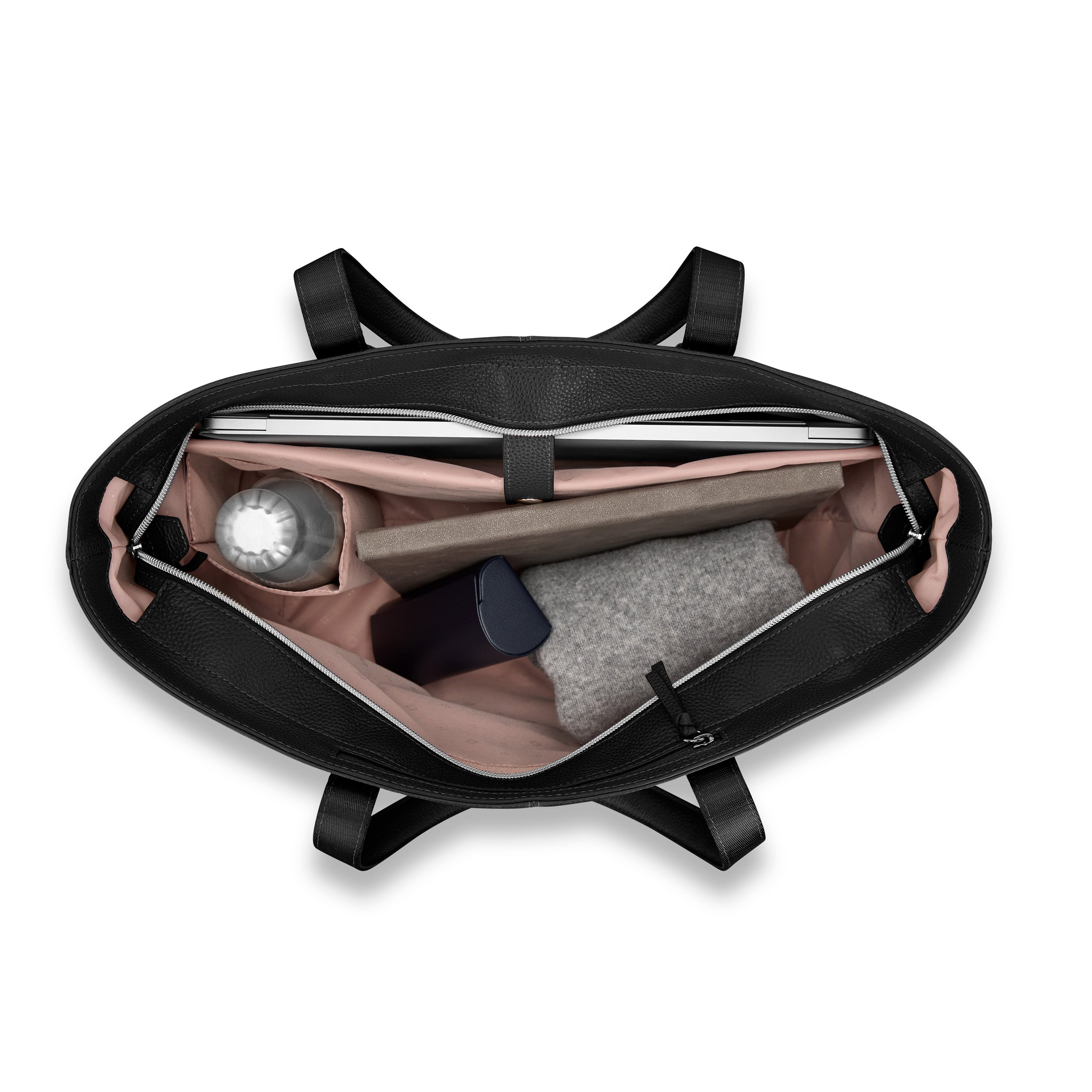 Samsonite Mobile Solution 2 Leather Tote - BLACK