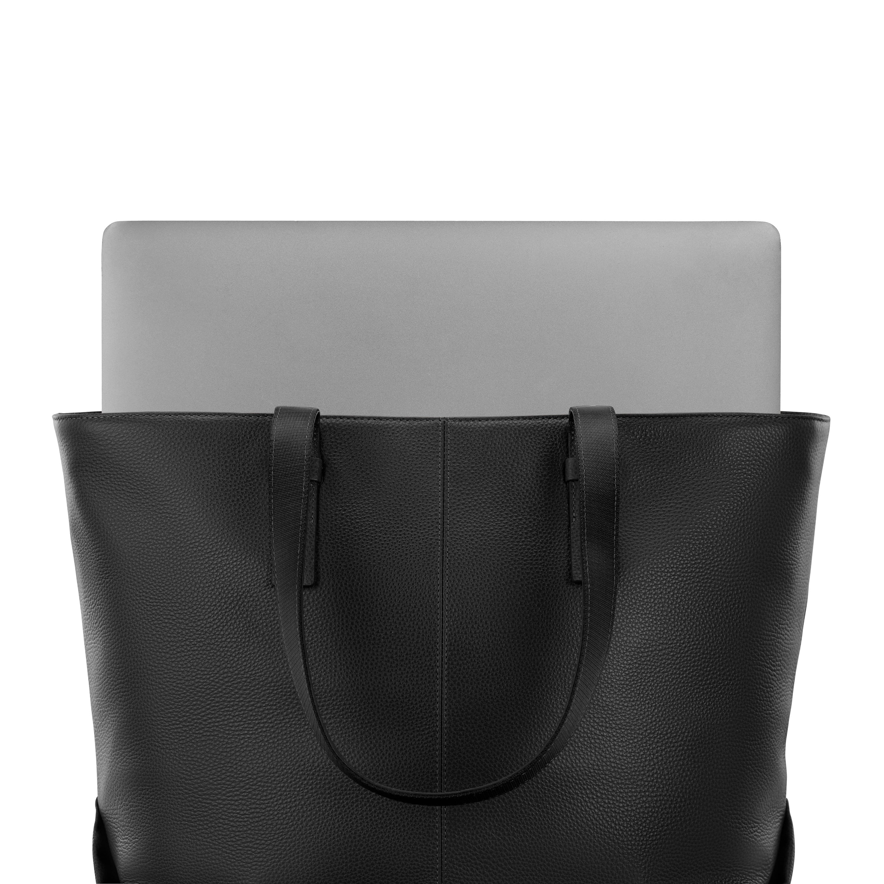 Samsonite Mobile Solution 2 Leather Tote - BLACK