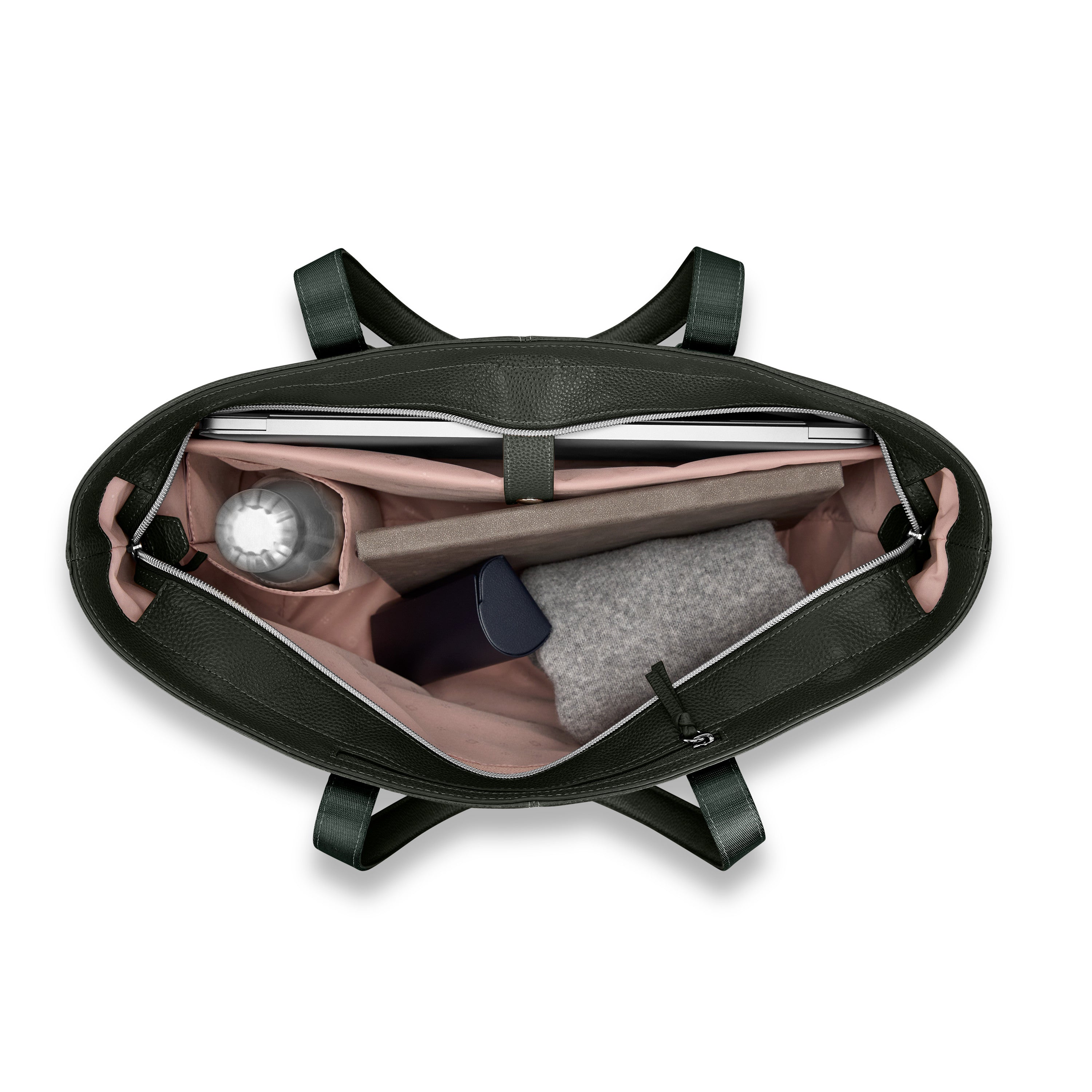 Samsonite Mobile Solution 2 Leather Tote - OLIVE