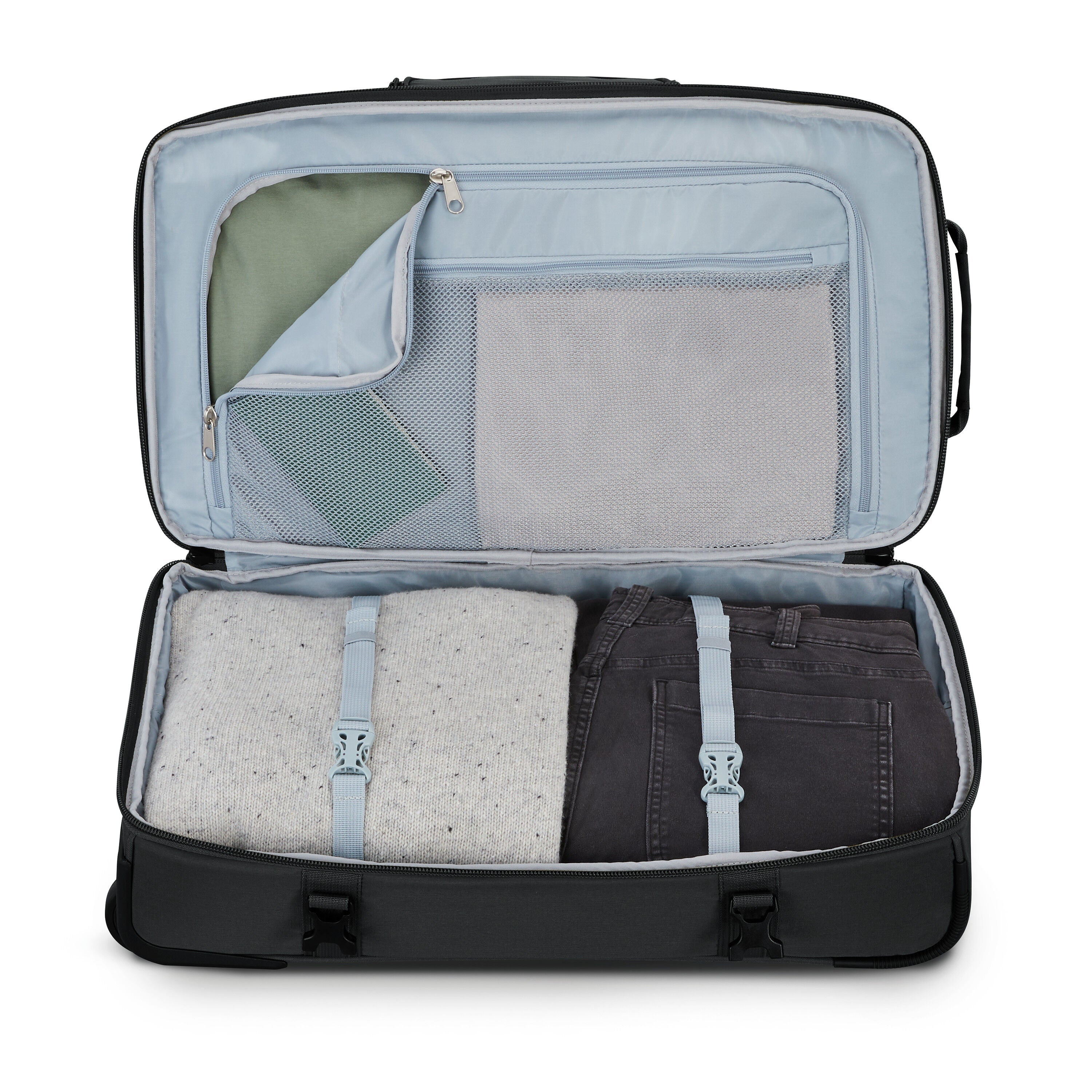 High Sierra Pathsetter Carry-On Wheeled Duffel - Black