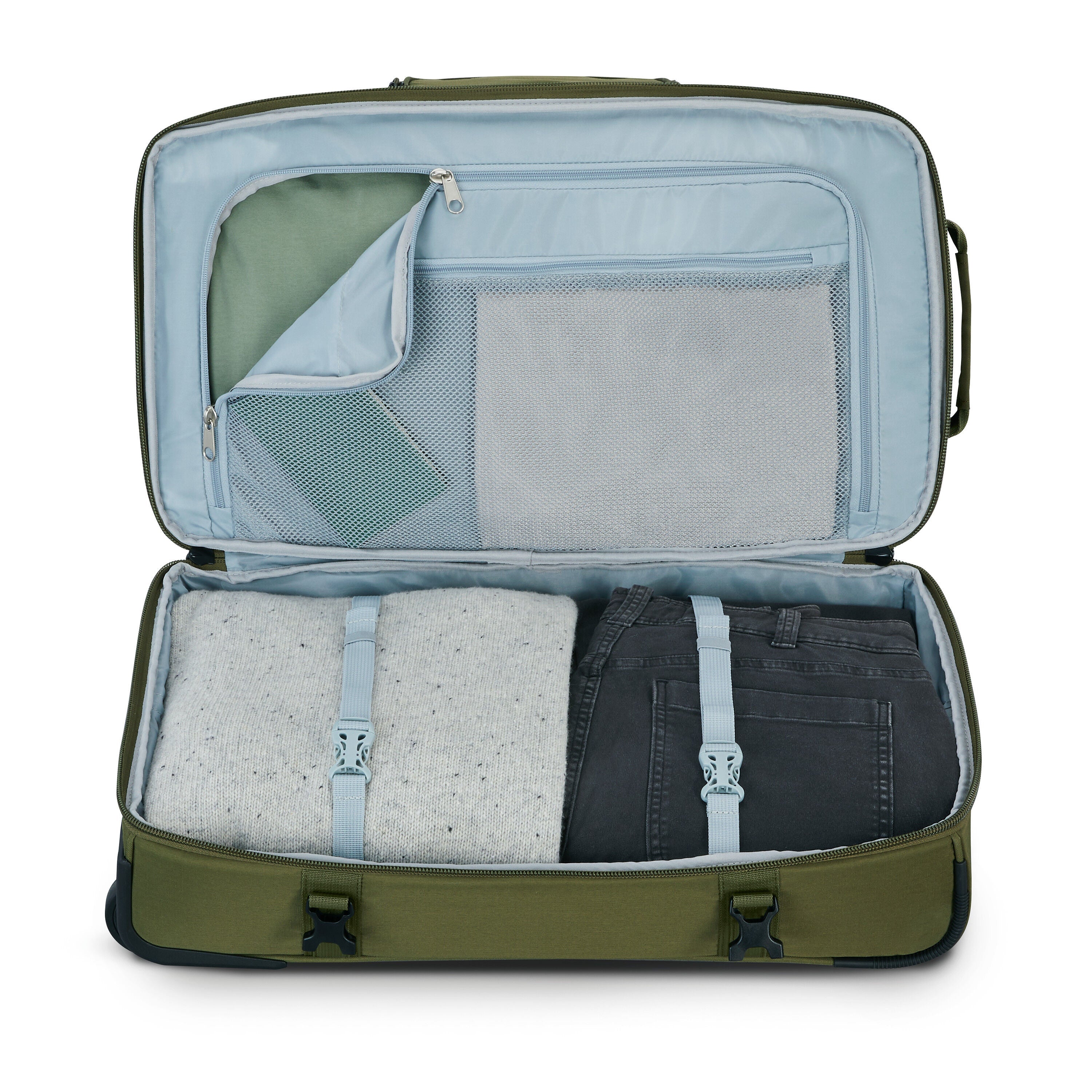 High Sierra Pathsetter Carry-On Wheeled Duffel - Moss