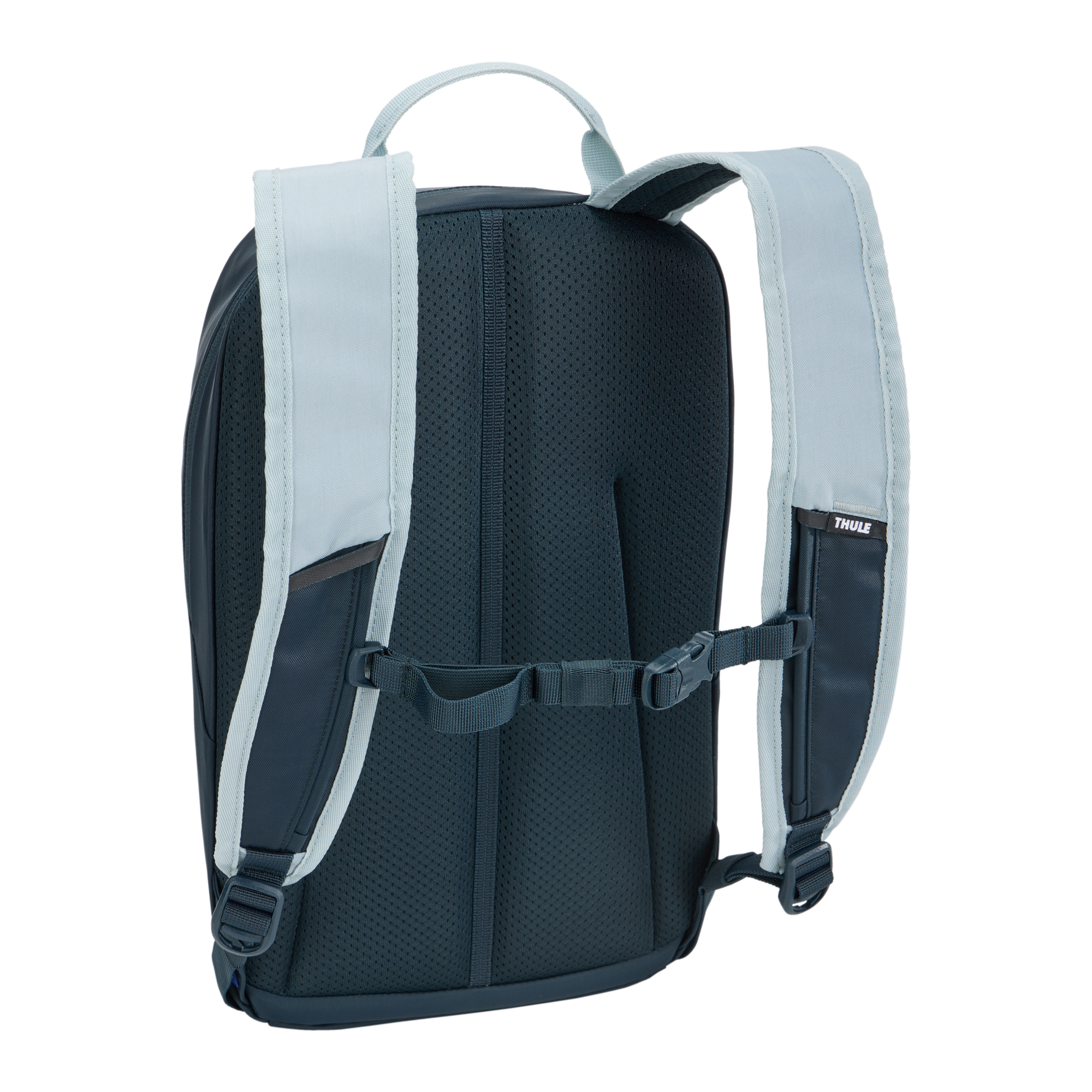 Thule EnRoute Backpack 12L in Soft Blue/Darkest Blue — back view # color_Soft Blue/Darkest Blue