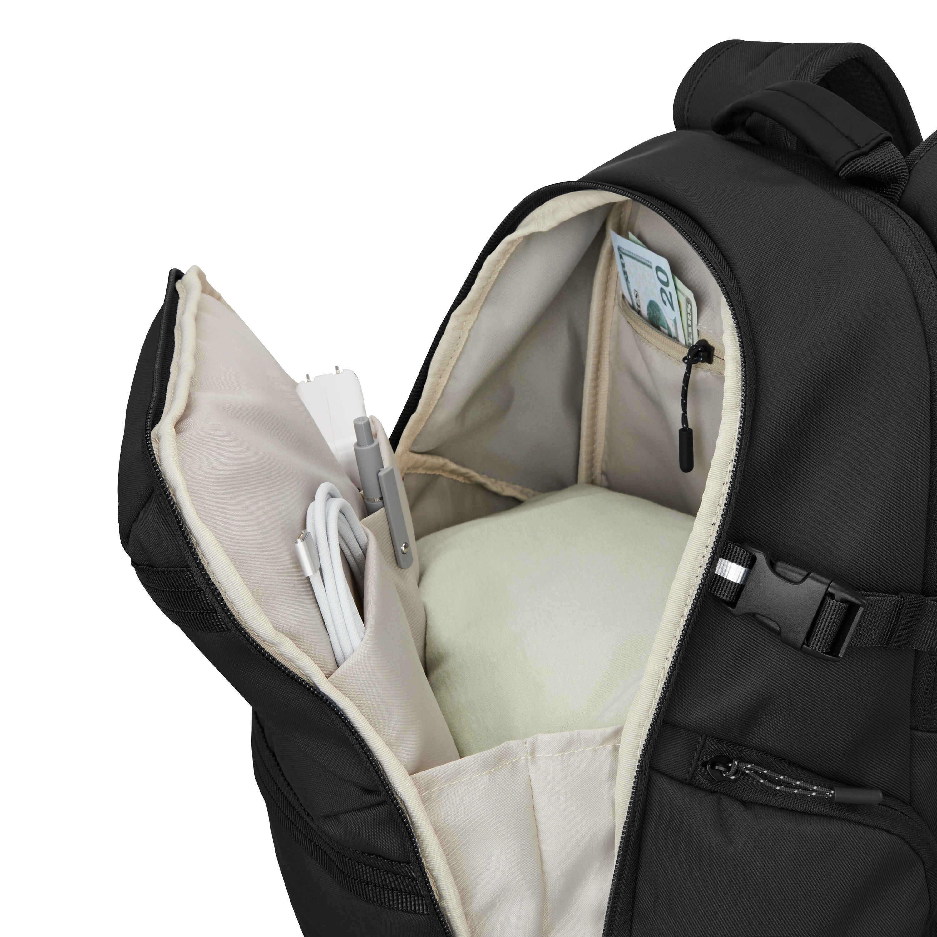 High Sierra 24/7 Pro Backpack in Black — angle view 1