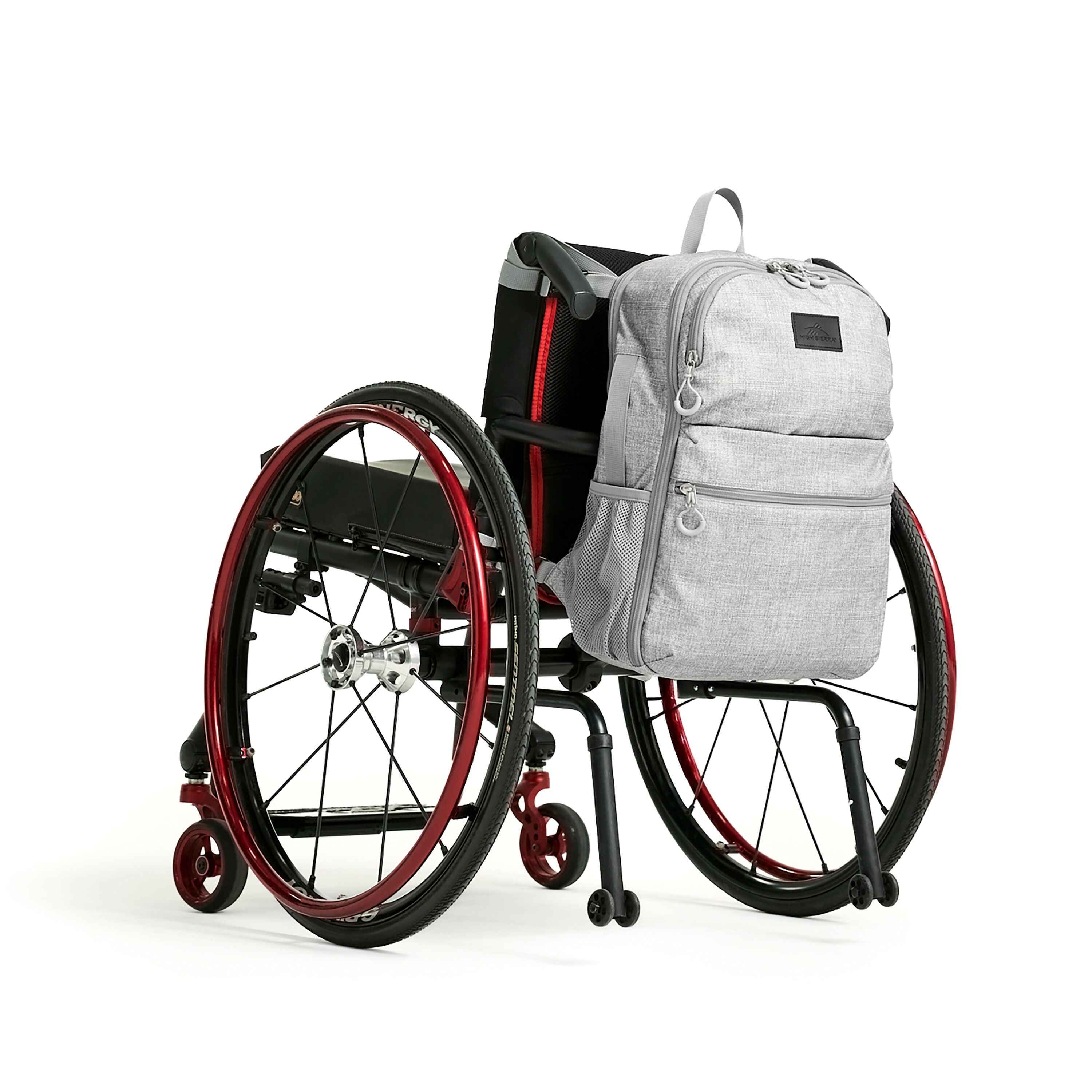 High Sierra Adaptive Backpack in Silver Heather — angle view 1