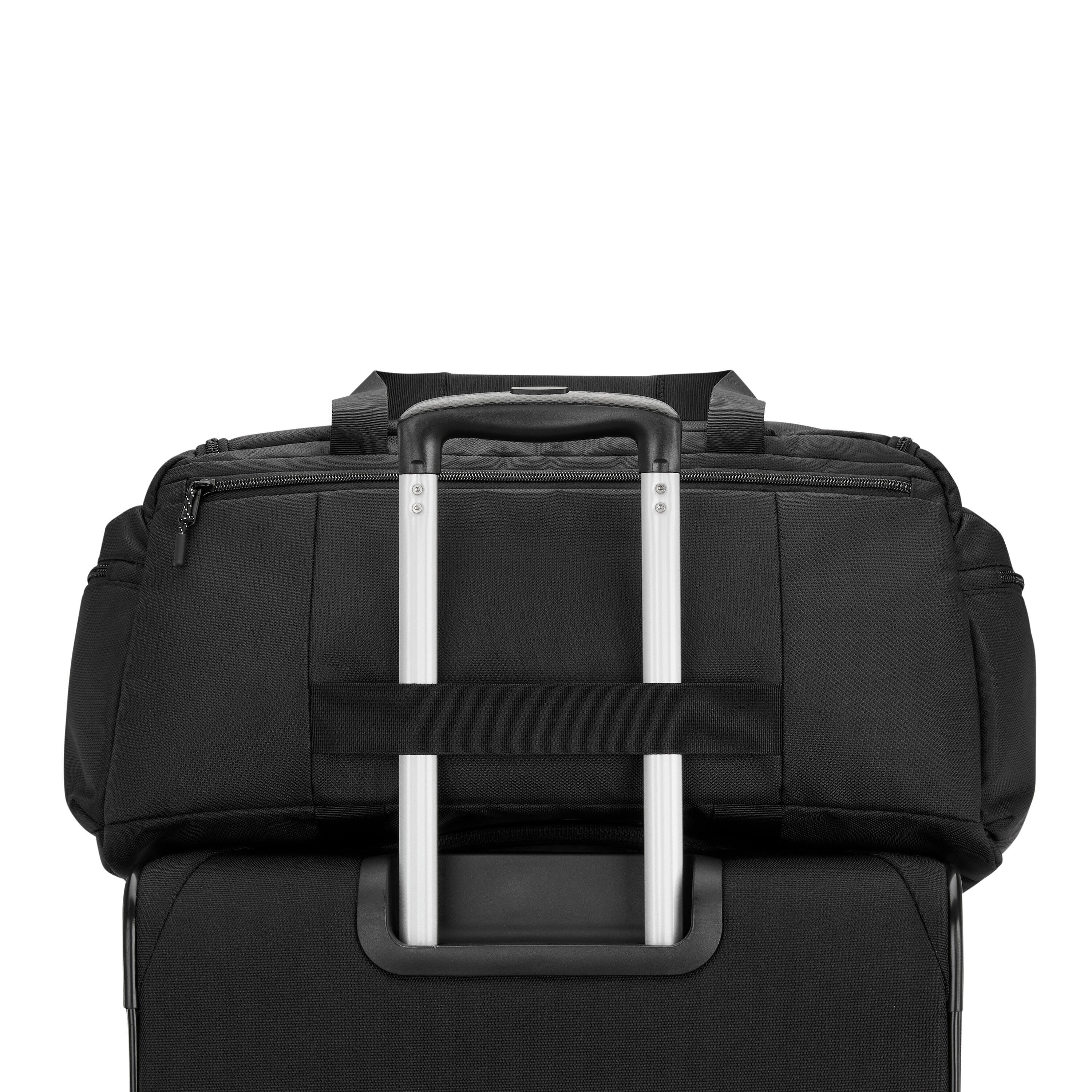 High Sierra Lineage Duffel in Black — angle view 5