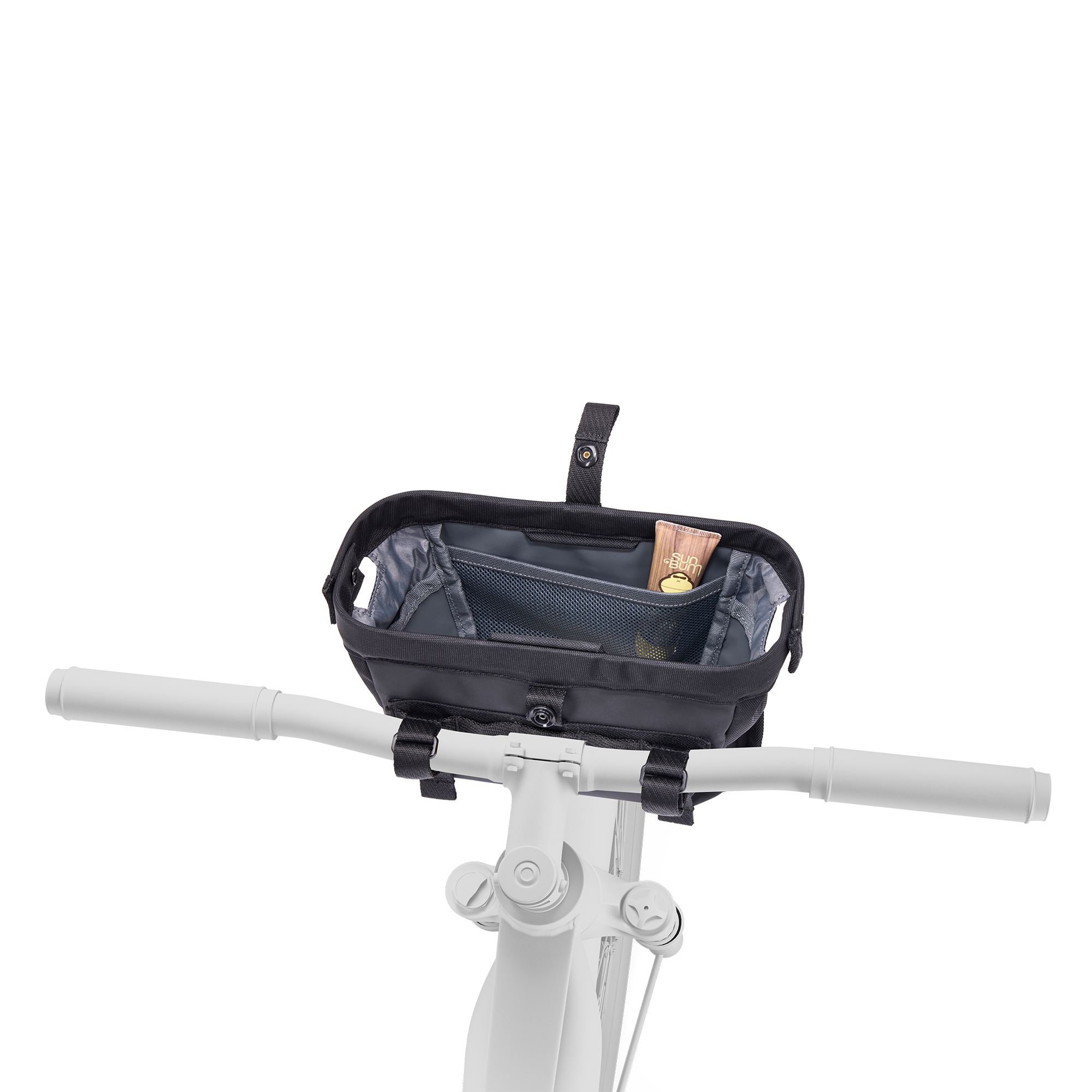 Thule Chasm Handlebar Bag 2L in Black — interior view 2 # color_Black