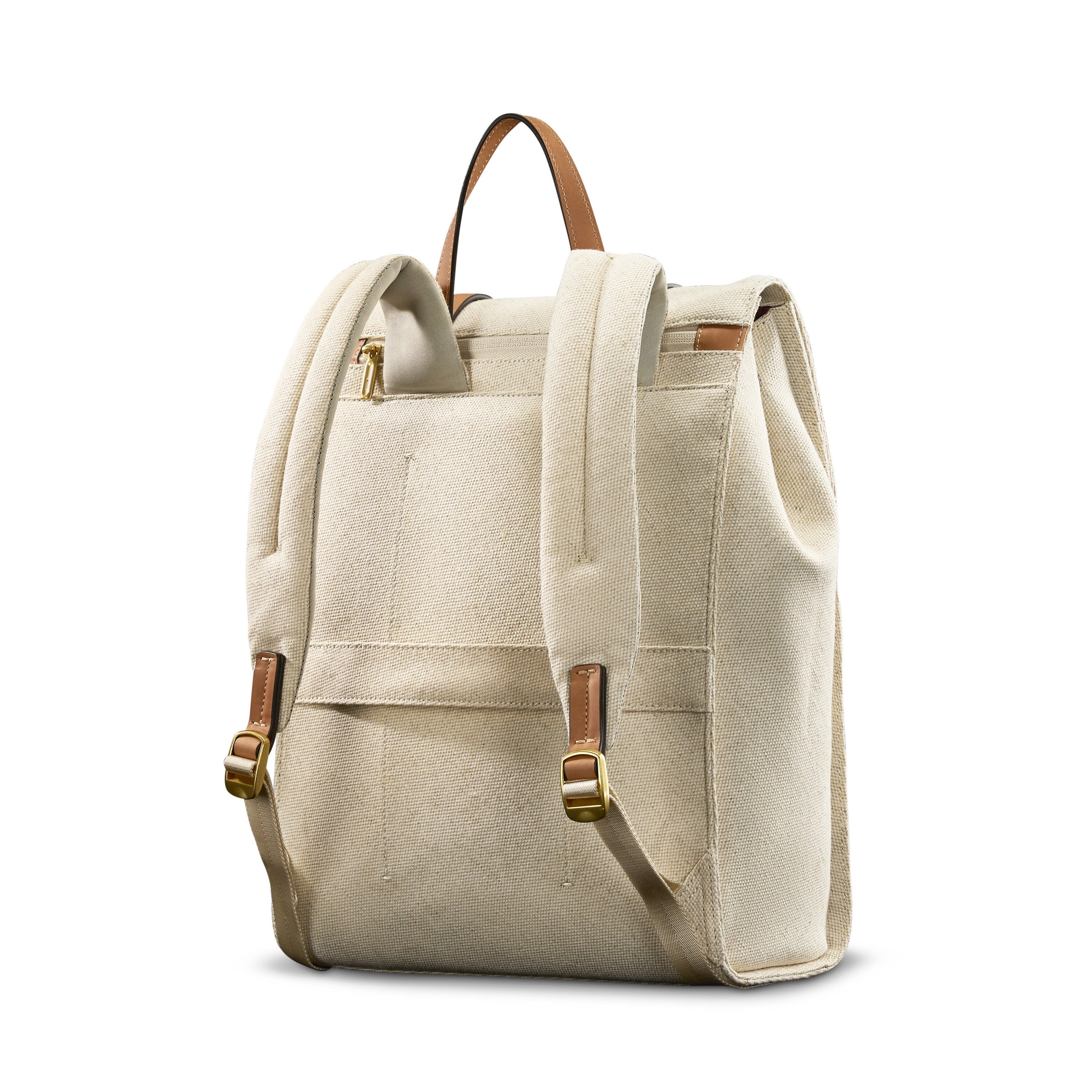 Hartmann Reserve Women's Backpack in Ecru — back view