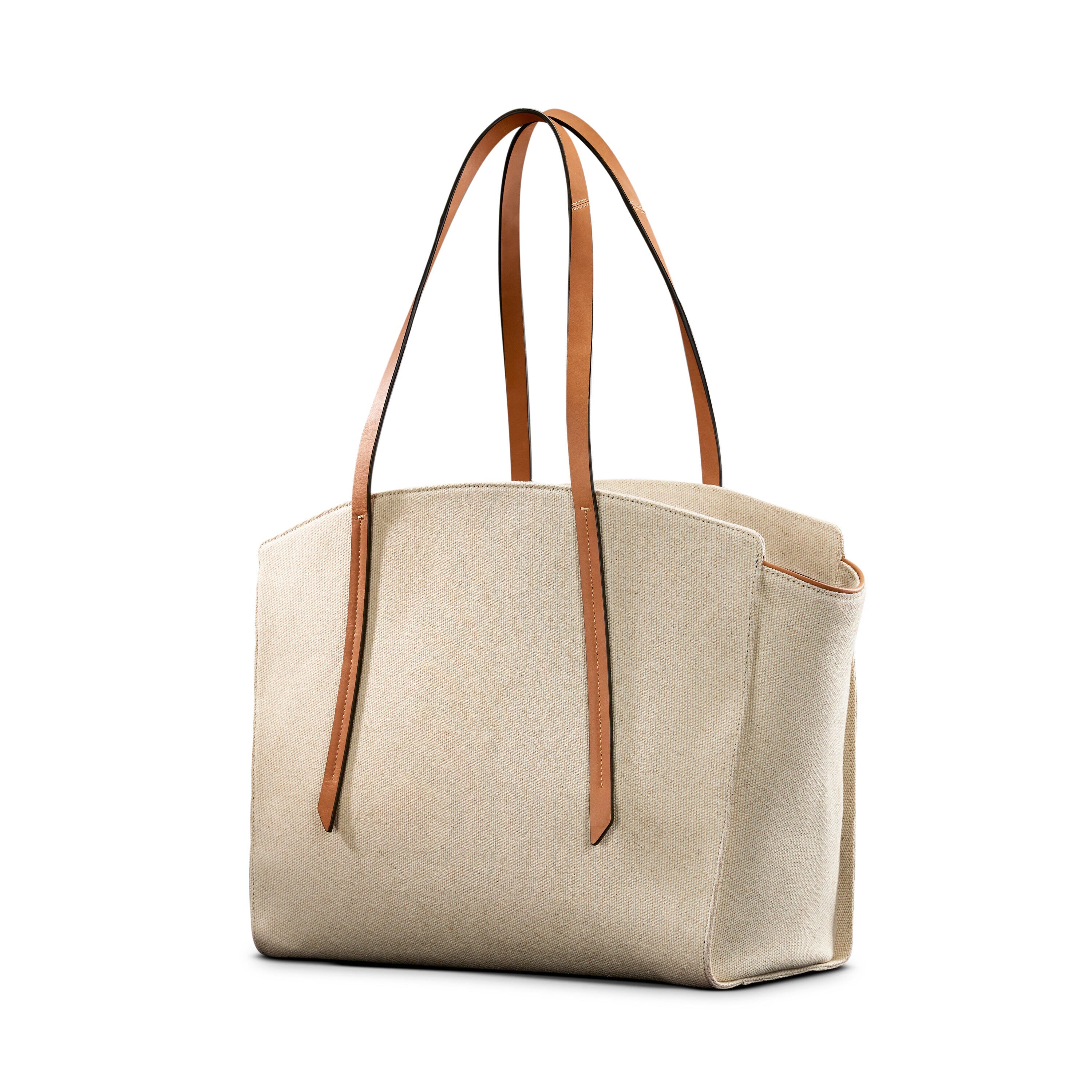 Hartmann Reserve Carryall Tote in Ecru — back view