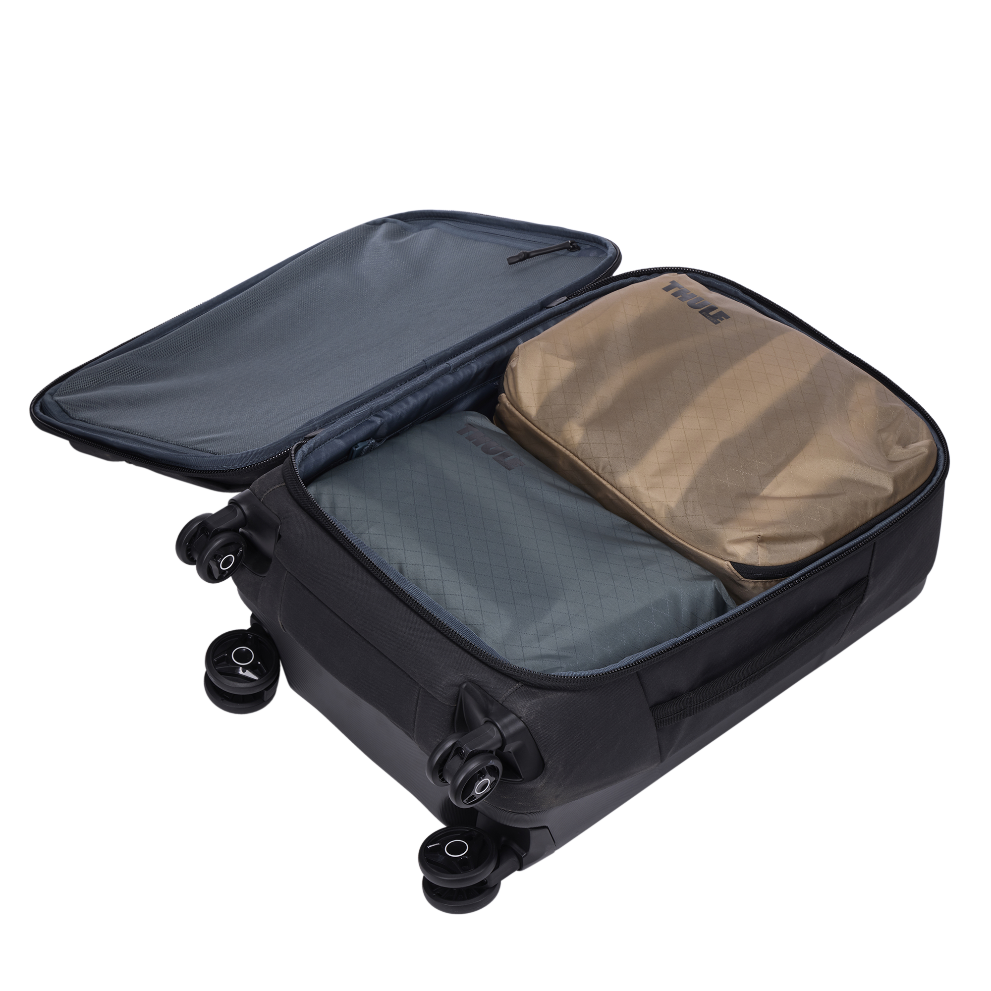Thule Clean/dirty Packing Cube in Gentle Beige — angle view 2 # color_Gentle Beige