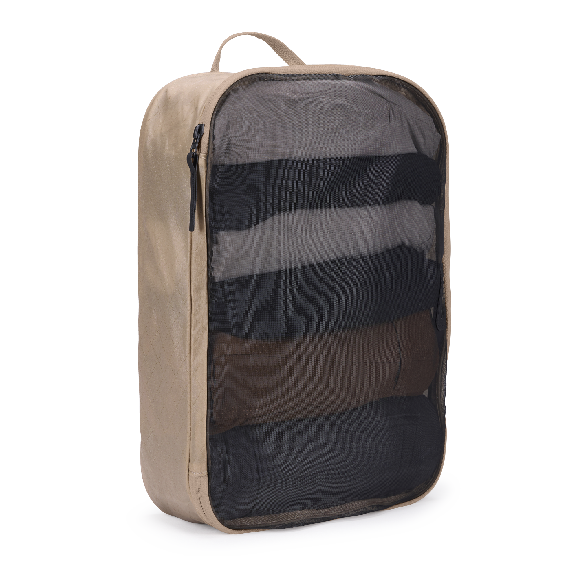 Thule Packing Cube Medium in Gentle Beige — front view # color_Gentle Beige