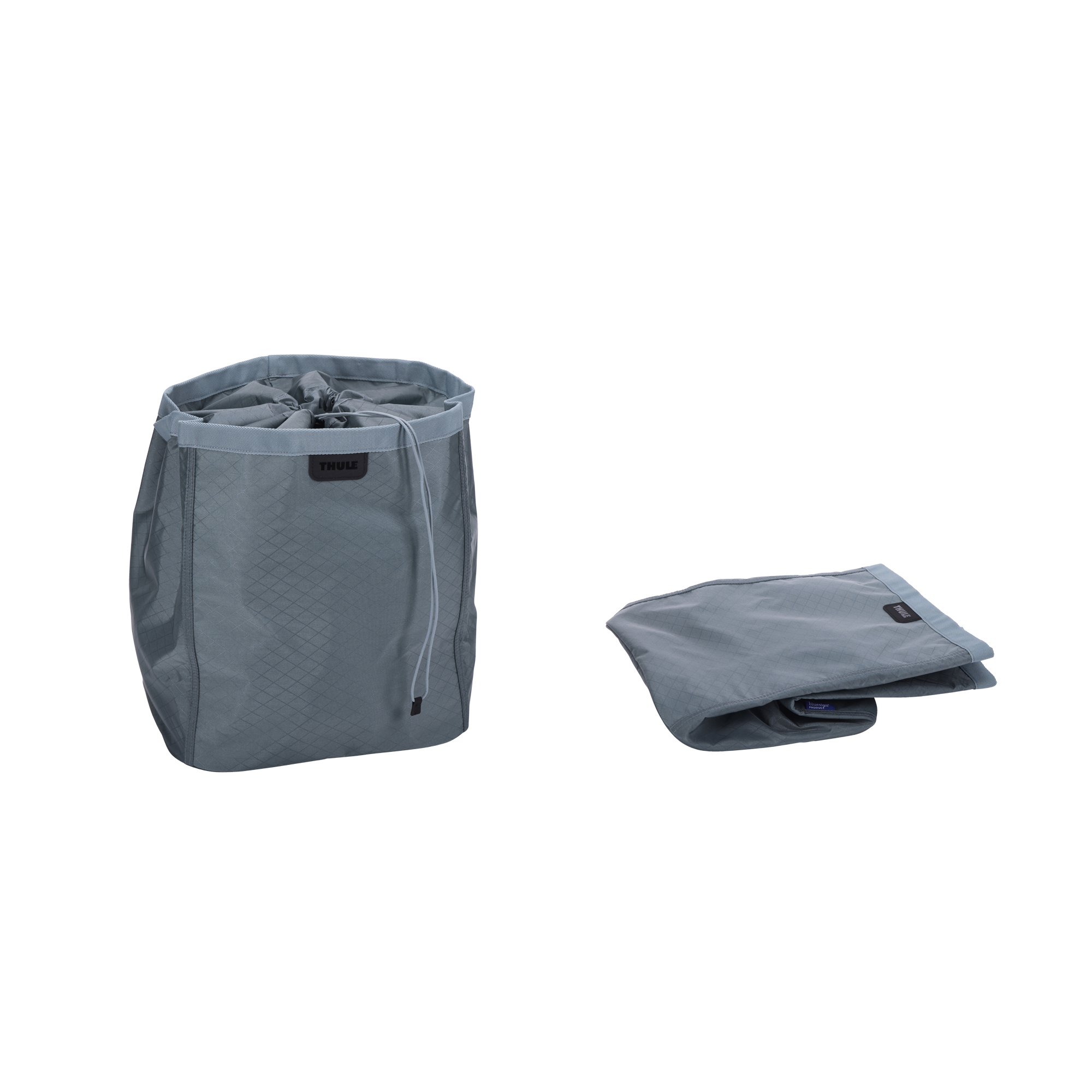 Thule Packable Laundry Bag in Pond Gray — angle view 4 # color_Pond Gray