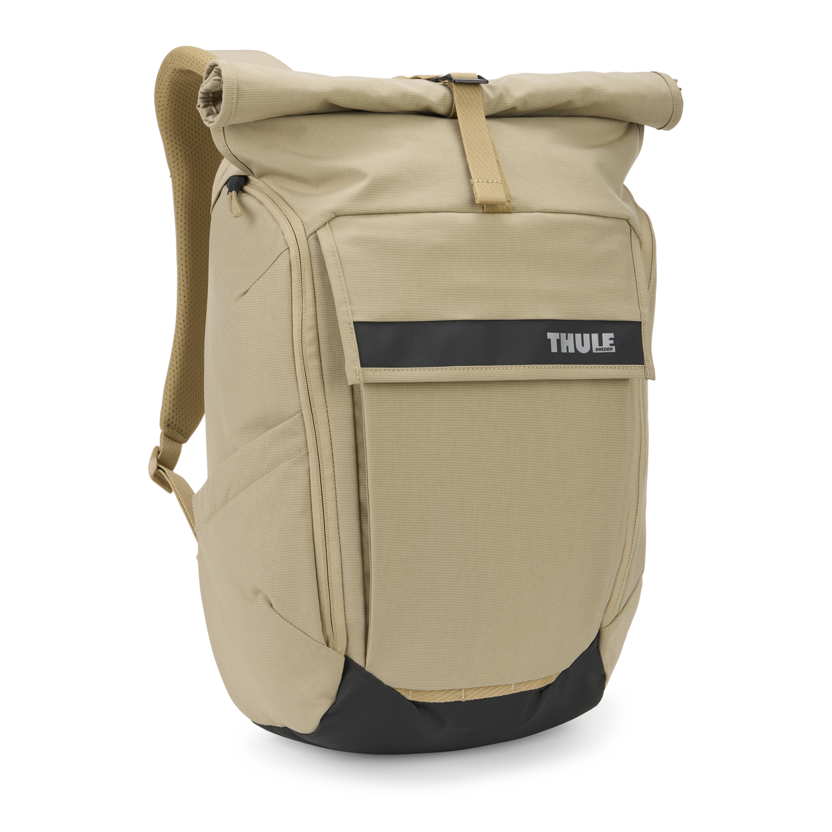 Thule Paramount Backpack 24L in Gentle Beige — front view # color_Gentle Beige
